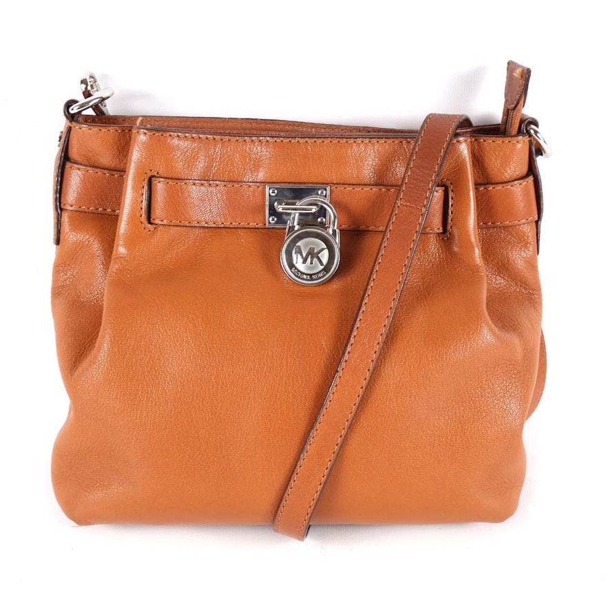 MICHAEL Michael Kors Tan Leather Crossbody Handbag