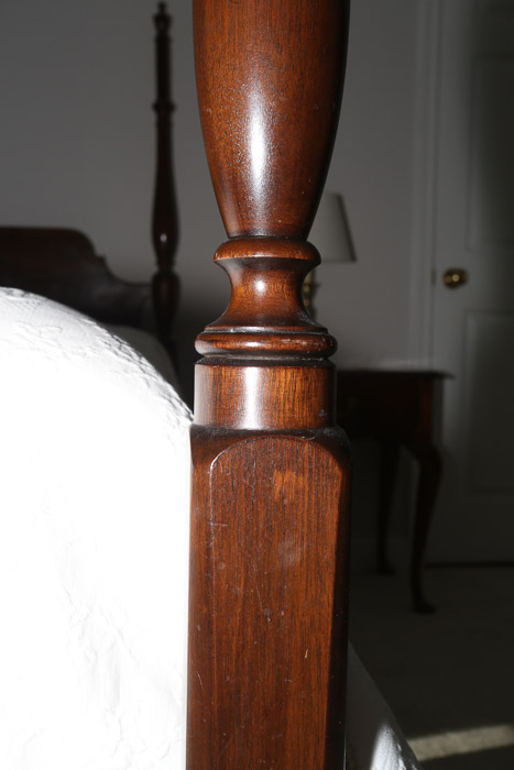 Federal Style Four Post Full Size Bed Frame