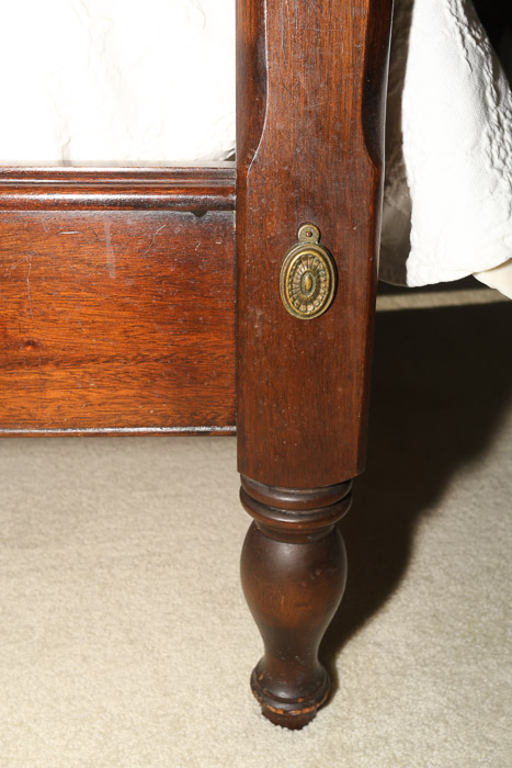 Federal Style Four Post Full Size Bed Frame