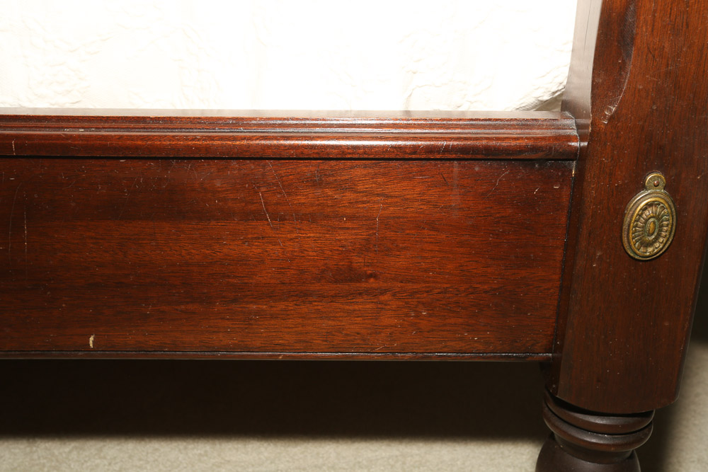 Federal Style Four Post Full Size Bed Frame