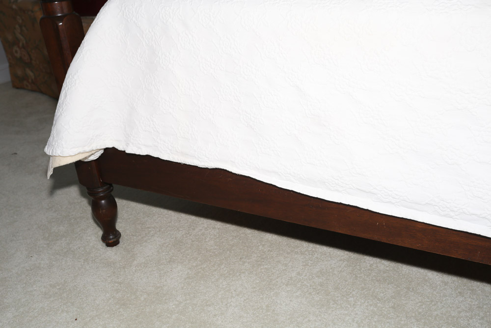 Federal Style Four Post Full Size Bed Frame