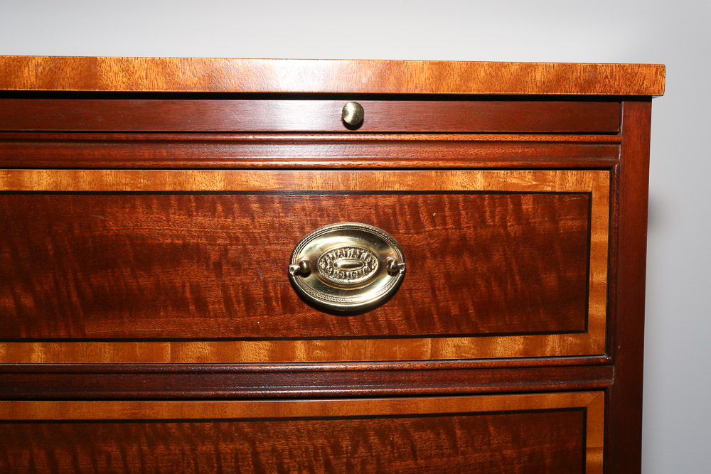 Hepplewhite Style Chest of Drawers by Baker Furniture