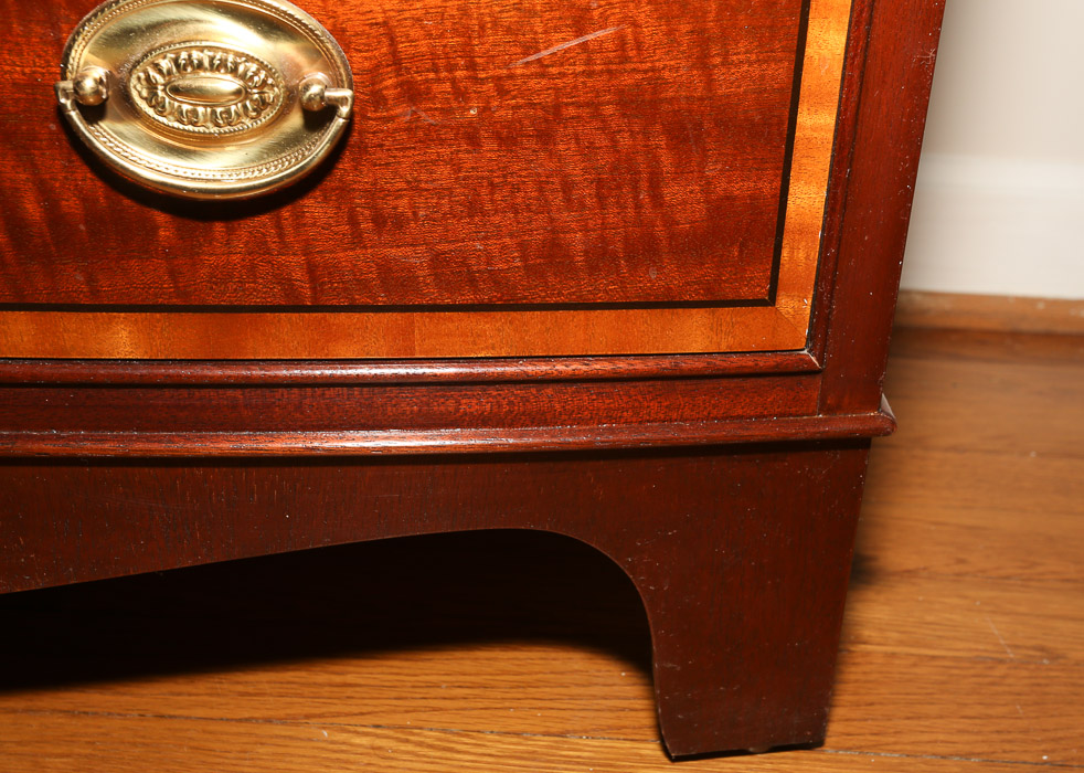 Hepplewhite Style Chest of Drawers by Baker Furniture