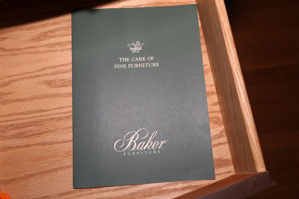 Hepplewhite Style Chest of Drawers by Baker Furniture