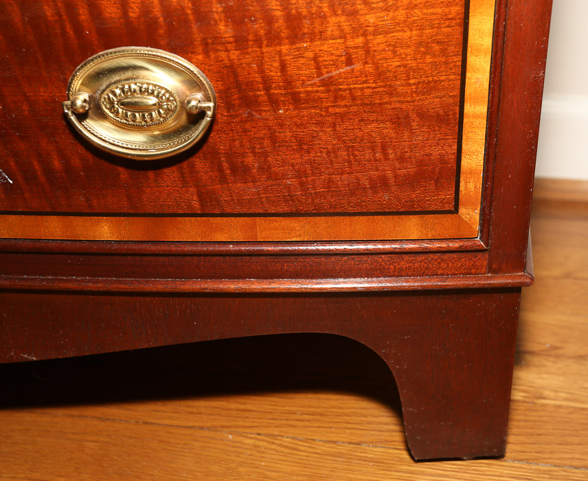 Hepplewhite Style Chest of Drawers by Baker Furniture