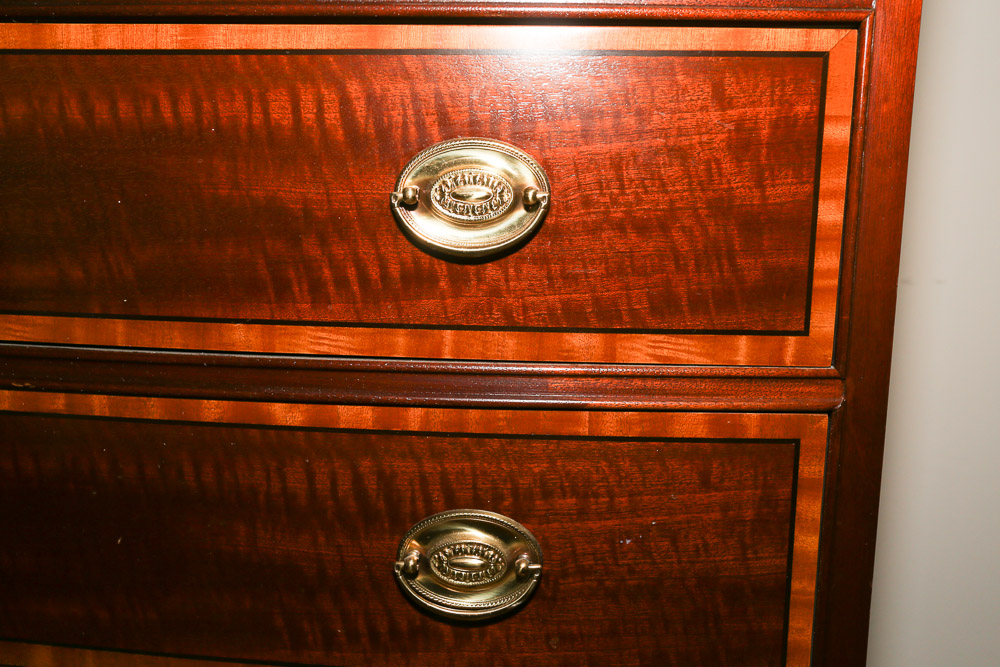 Hepplewhite Style Chest of Drawers by Baker Furniture