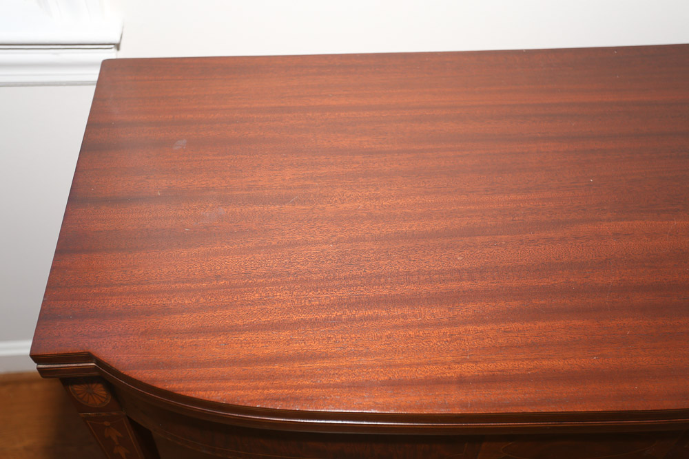 Vintage Hepplewhite Style Mahogany Game Table by Potthast Brothers