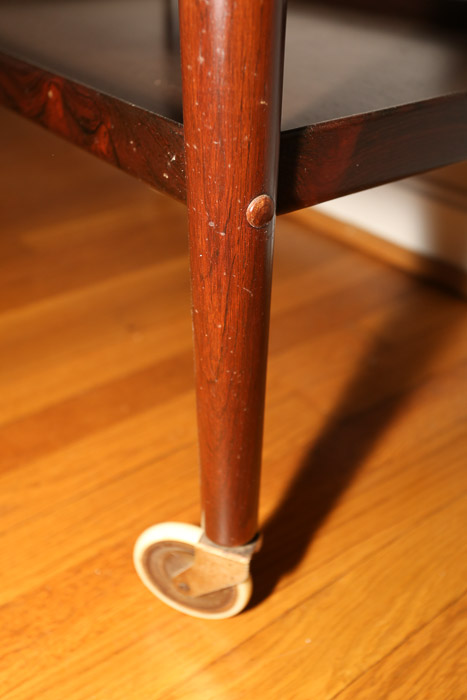 Mid Century Modern Wooden Server Cart