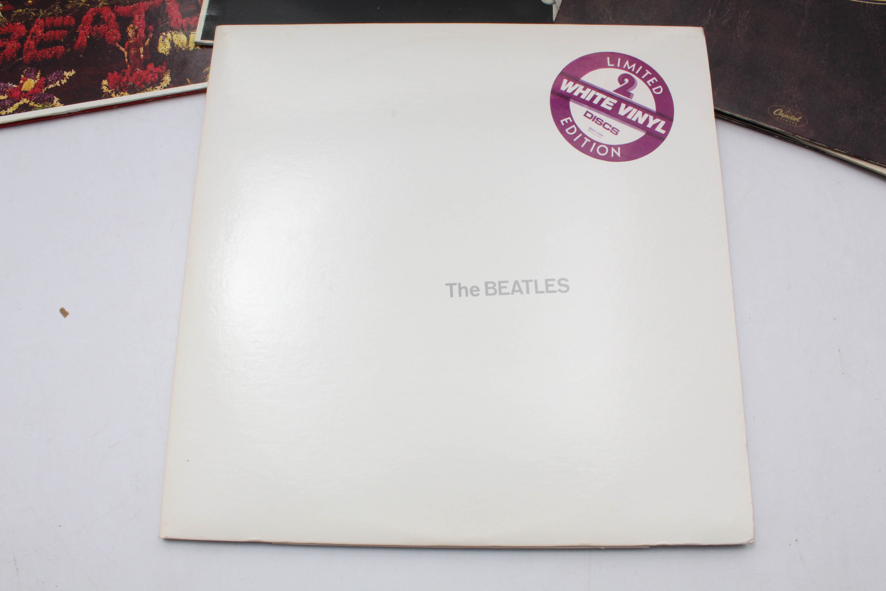 Beatles Scrapbook and Albums With "White Album" White Vinyl Edition