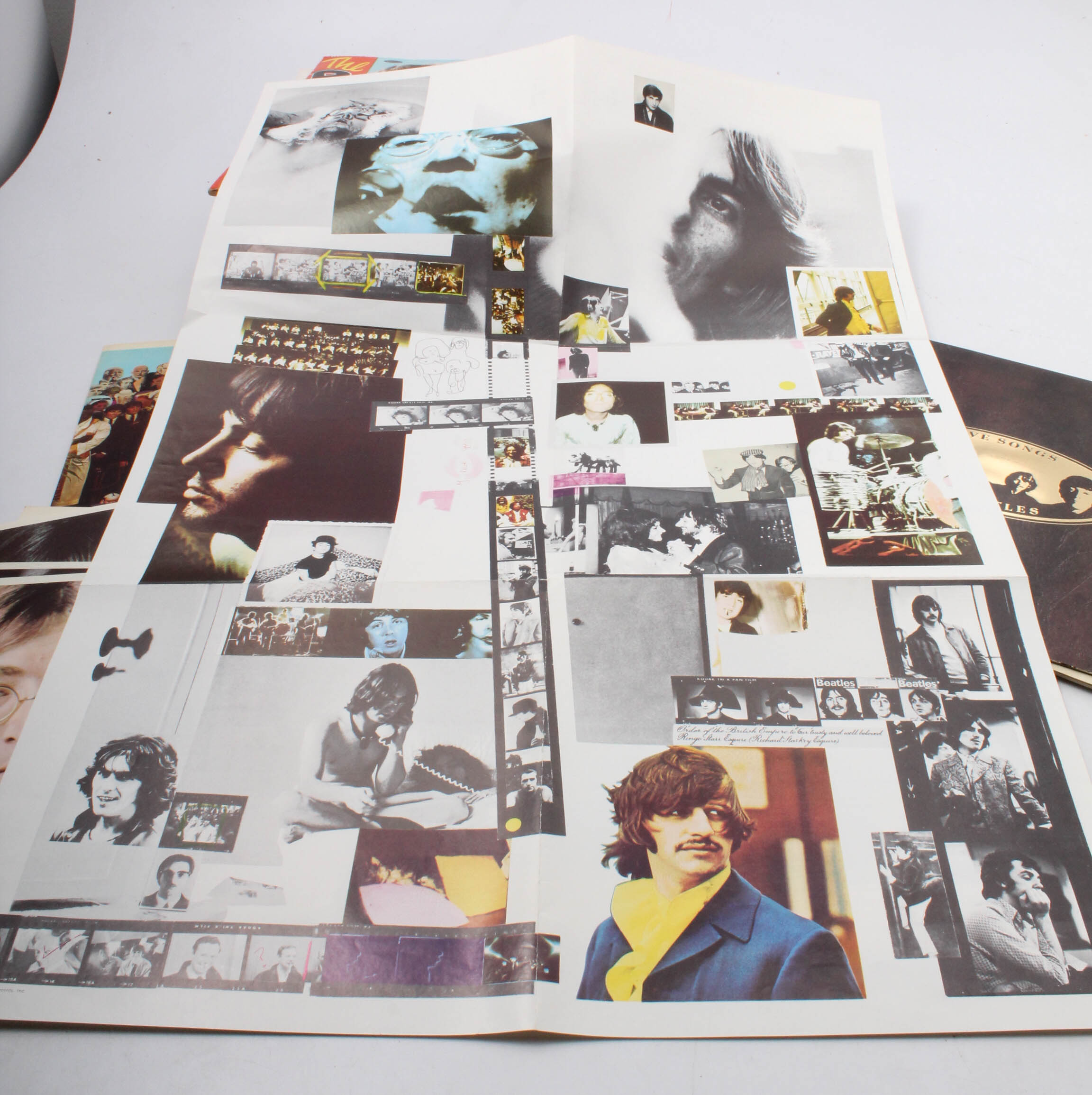 Beatles Scrapbook and Albums With "White Album" White Vinyl Edition