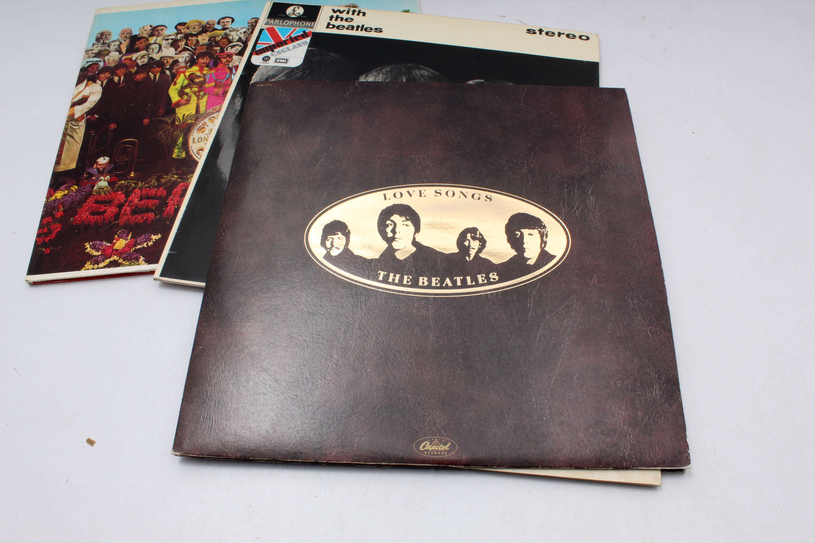Beatles Scrapbook and Albums With "White Album" White Vinyl Edition