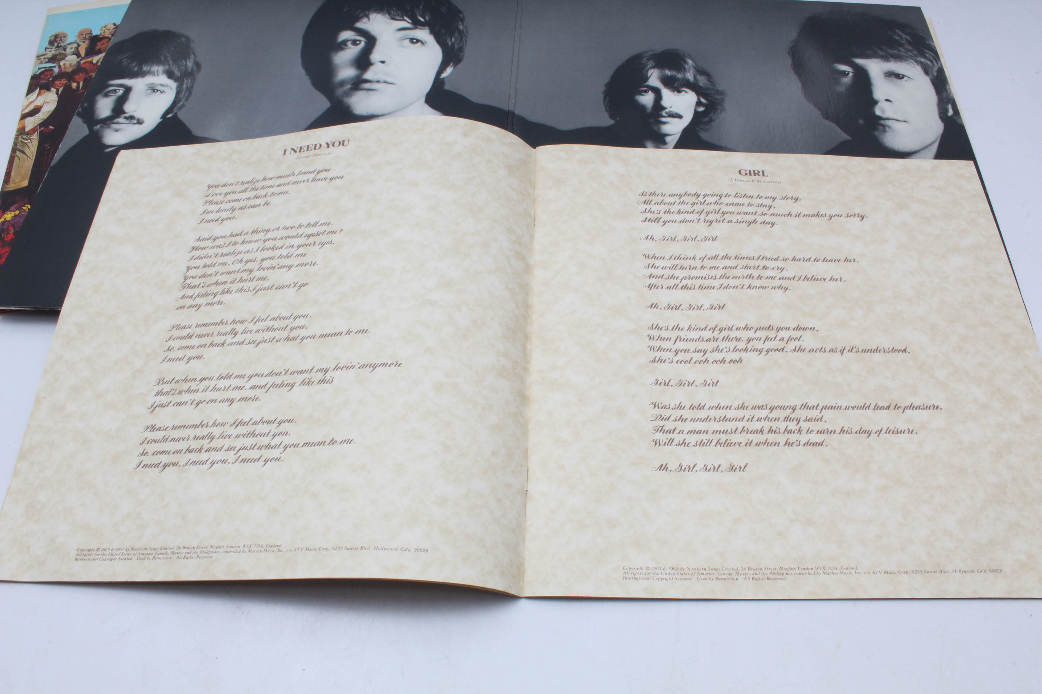 Beatles Scrapbook and Albums With "White Album" White Vinyl Edition