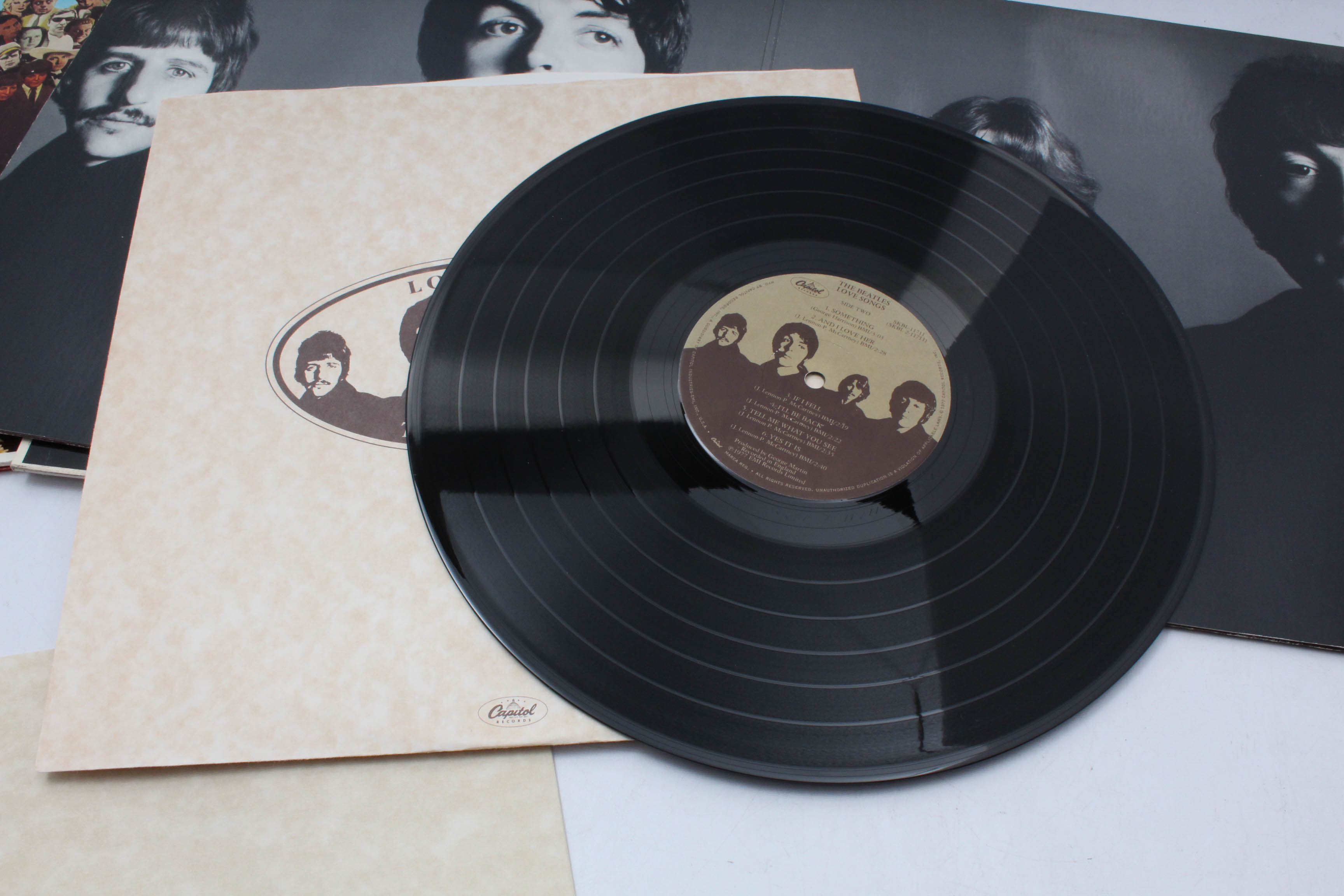 Beatles Scrapbook and Albums With "White Album" White Vinyl Edition