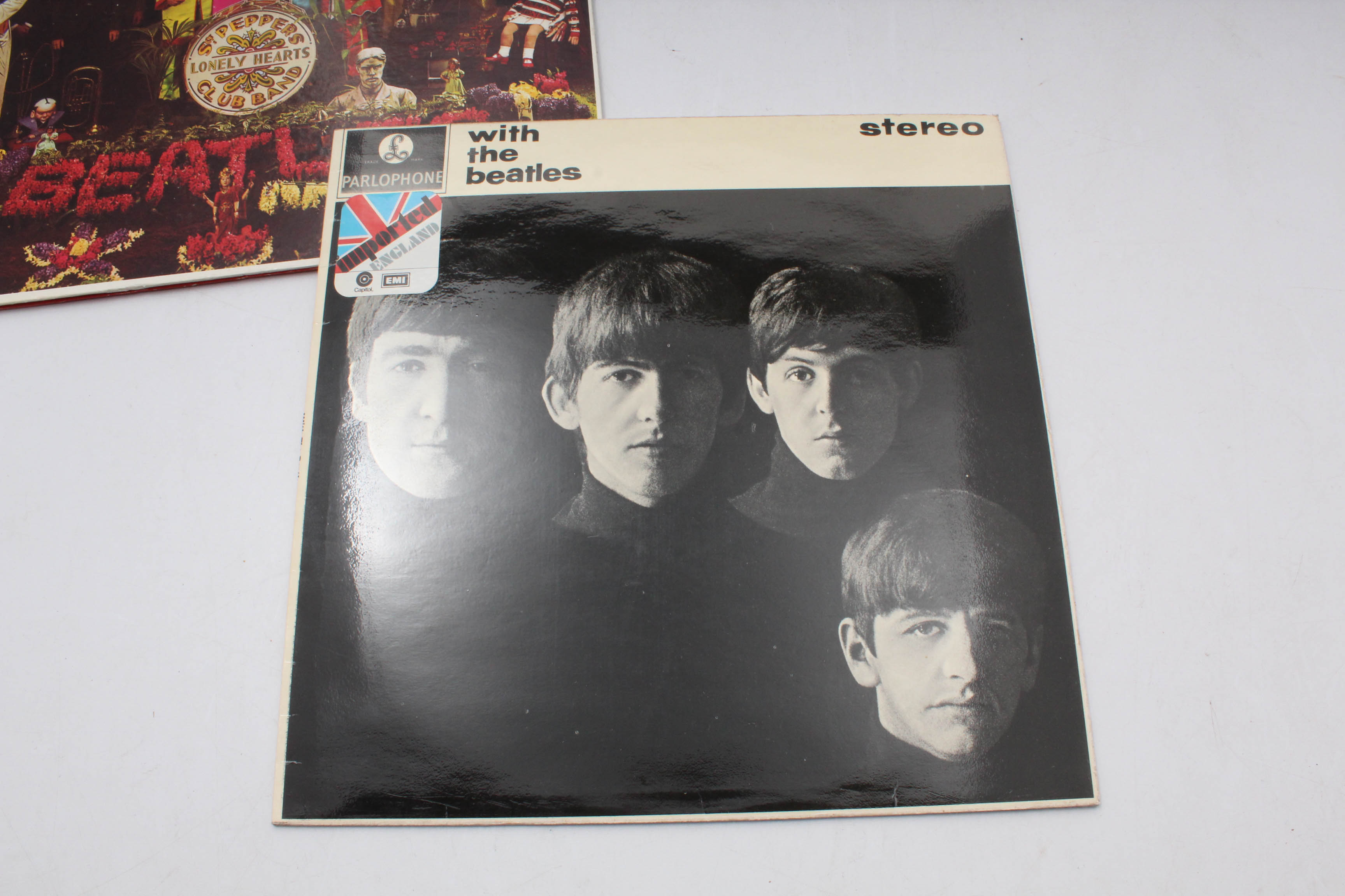 Beatles Scrapbook and Albums With "White Album" White Vinyl Edition