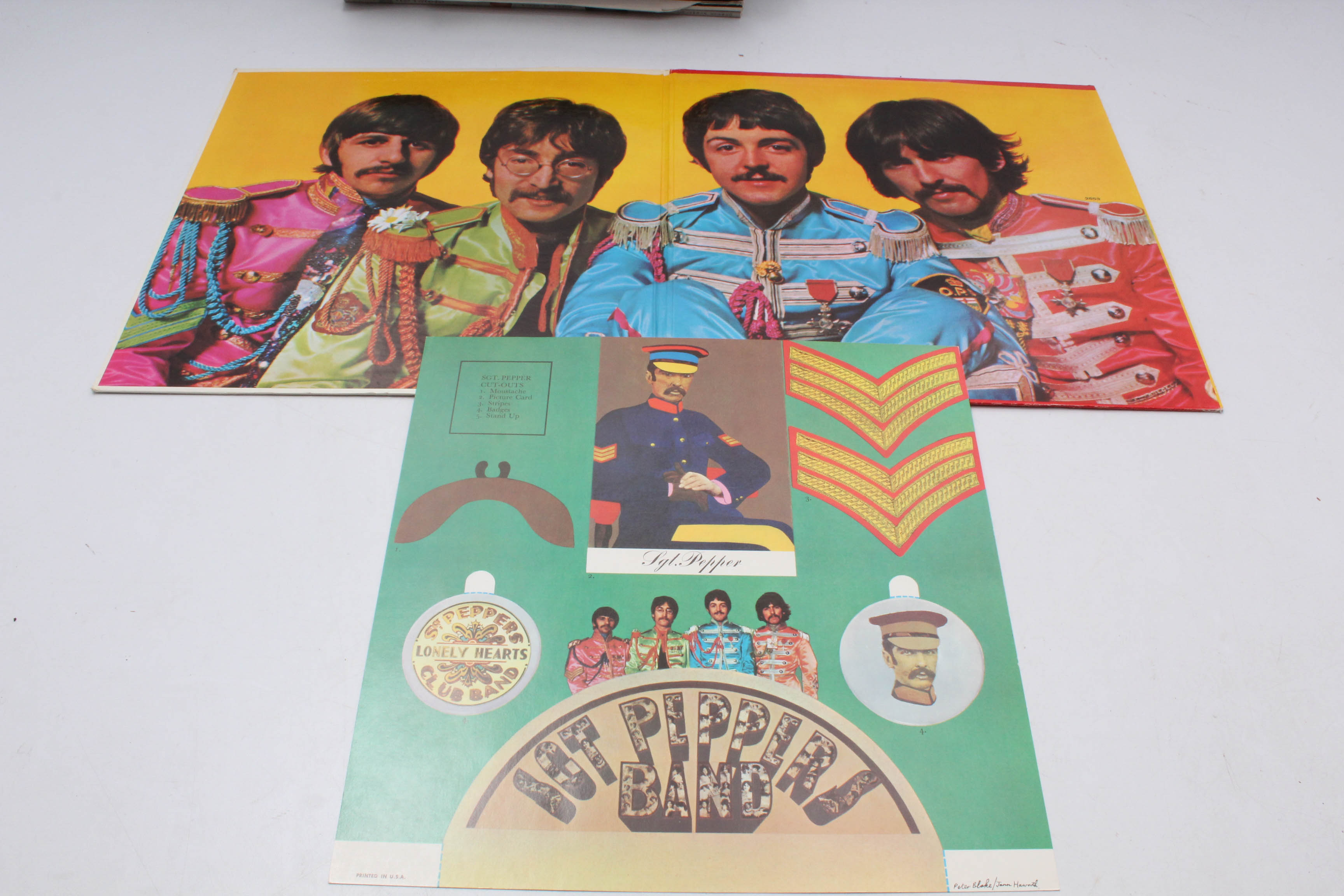 Beatles Scrapbook and Albums With "White Album" White Vinyl Edition