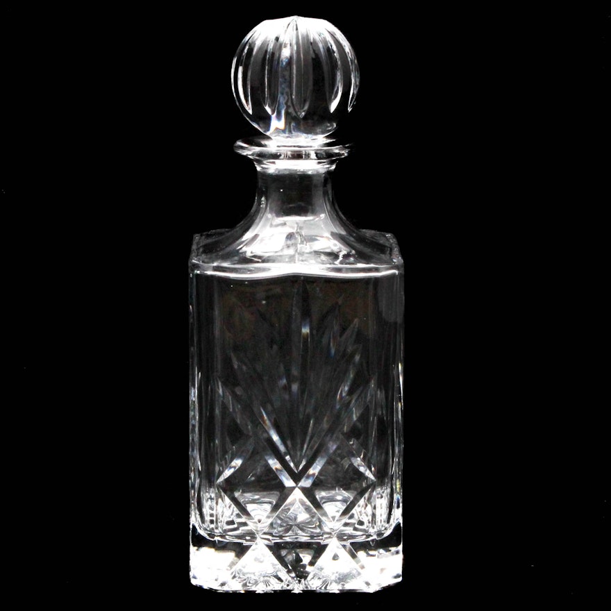 Cut Crystal Square Decanter