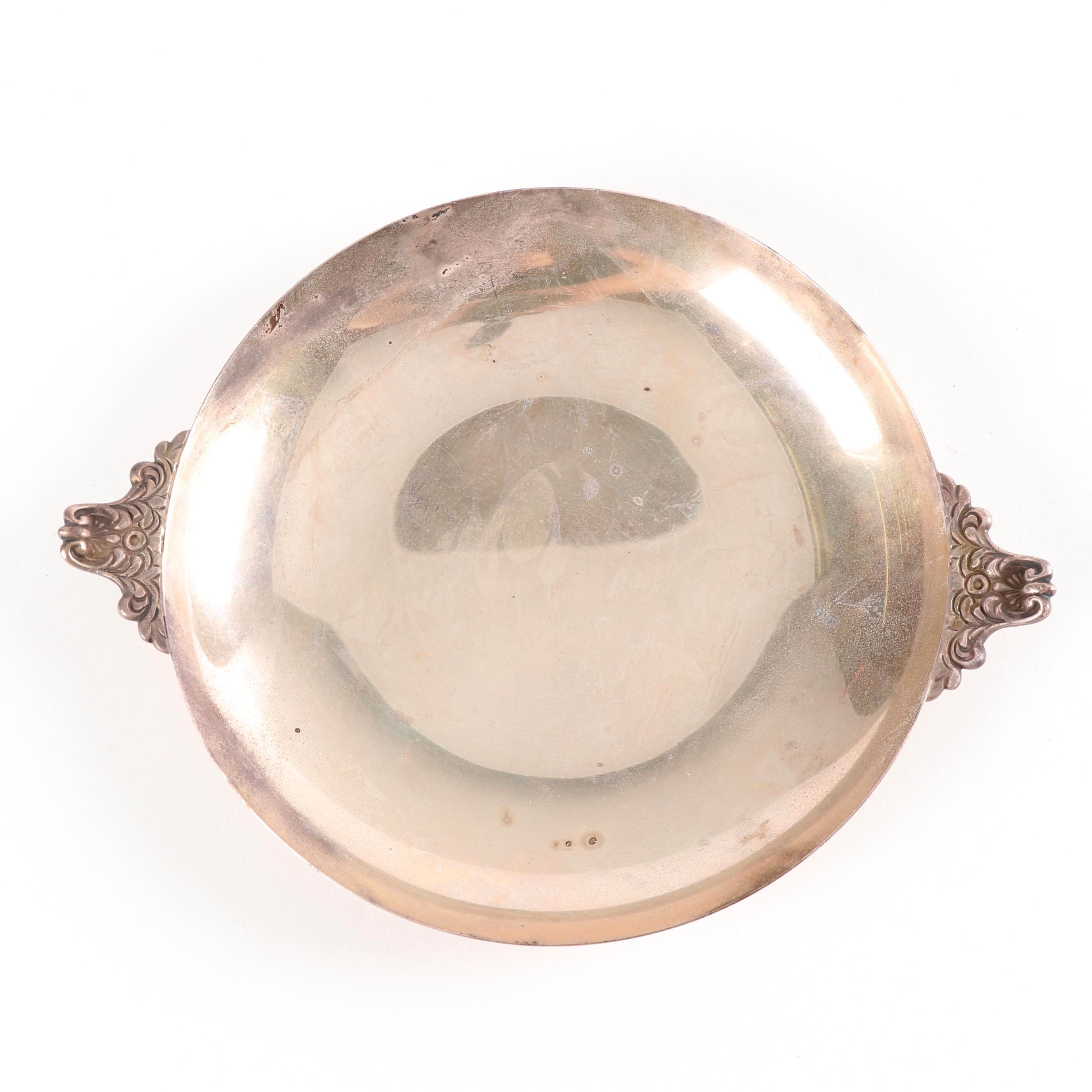 Vintage Durham Silver Co. Sterling Dish