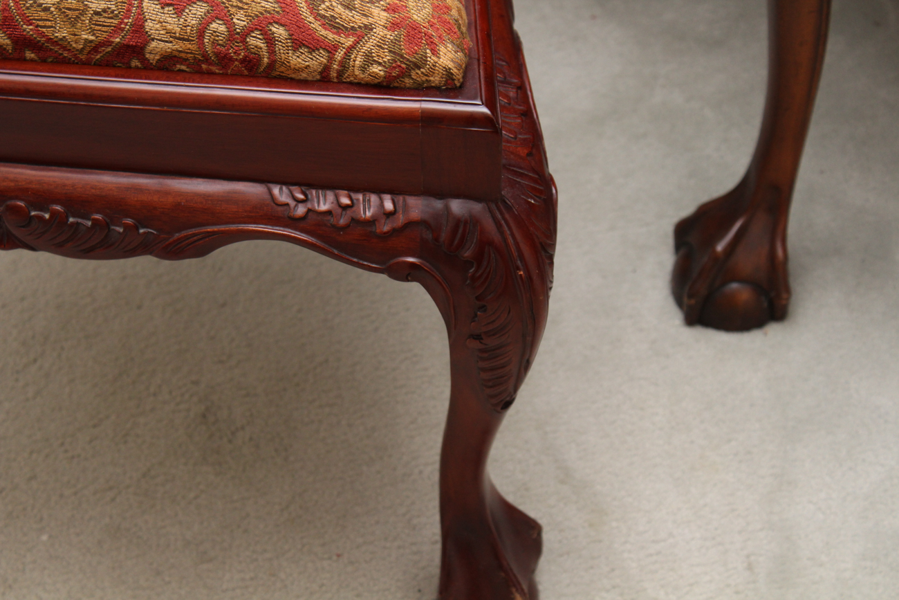 Chippendale Style "Rittenhouse Square" Dining Table and Chairs by Henredon
