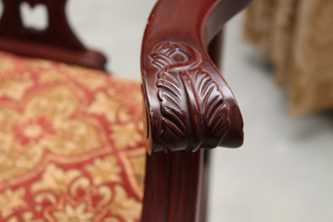Chippendale Style "Rittenhouse Square" Dining Table and Chairs by Henredon