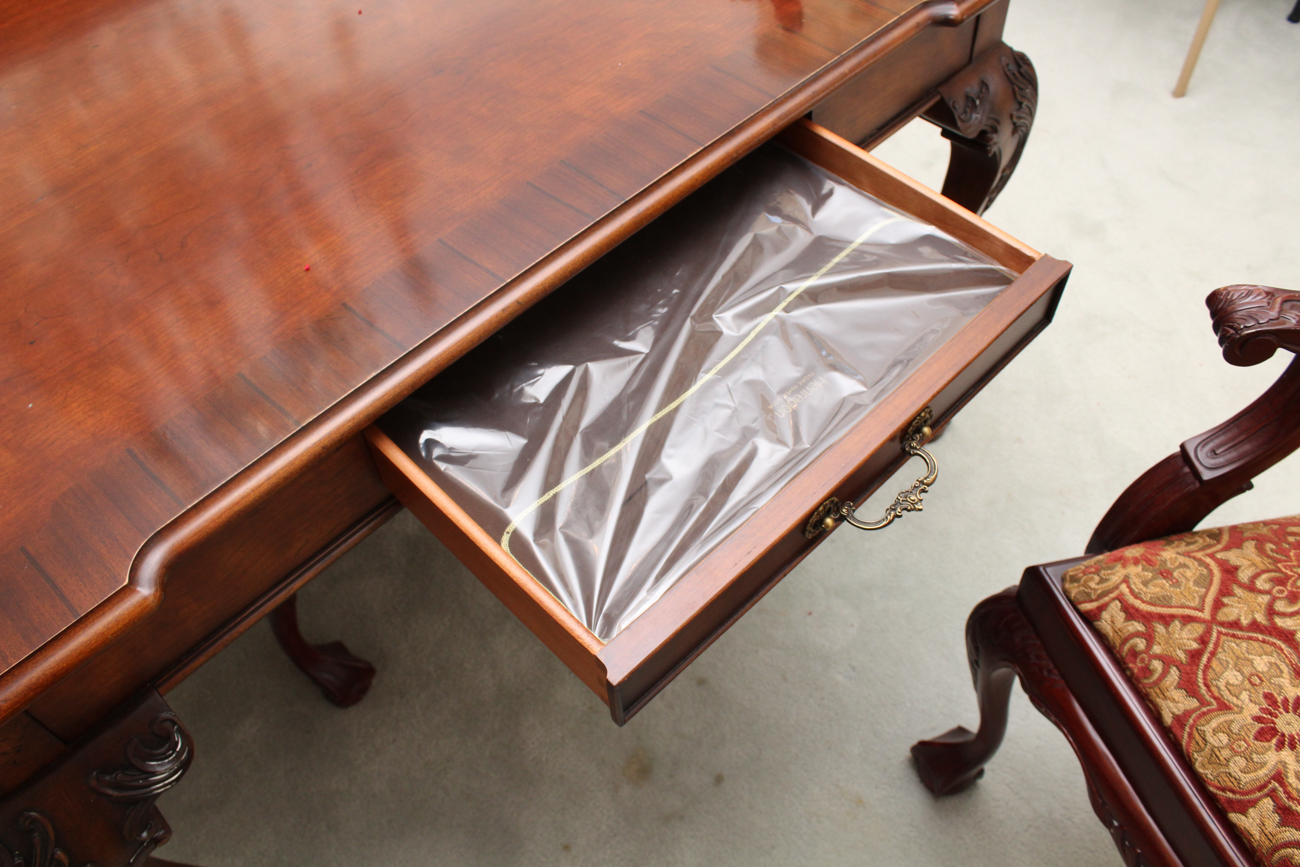 Chippendale Style "Rittenhouse Square" Dining Table and Chairs by Henredon