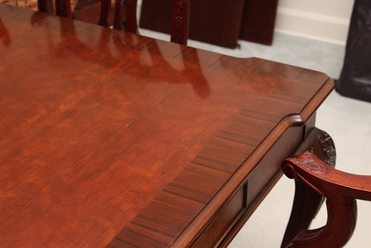 Chippendale Style "Rittenhouse Square" Dining Table and Chairs by Henredon