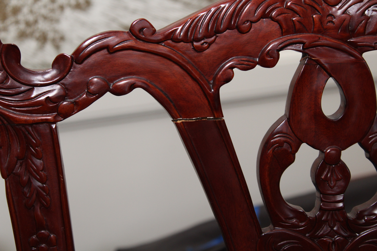Chippendale Style "Rittenhouse Square" Dining Table and Chairs by Henredon