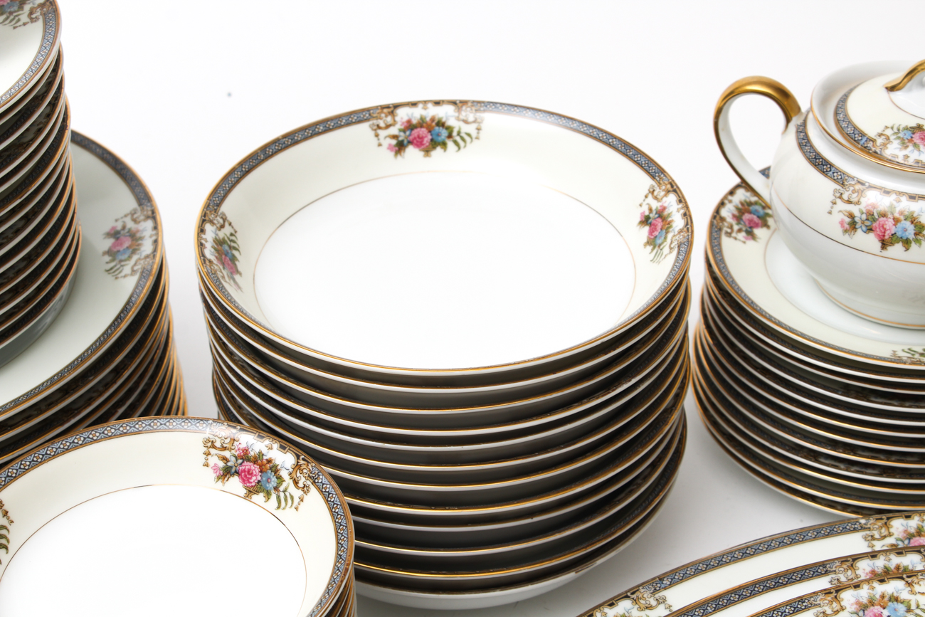 Noritake "Grasmere" Porcelain Dinner Service