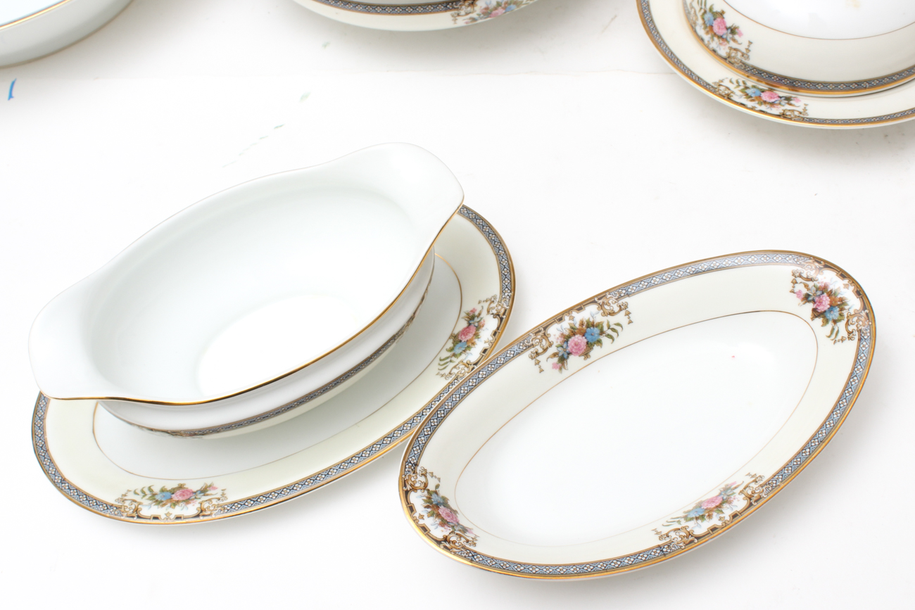 Noritake "Grasmere" Porcelain Dinner Service