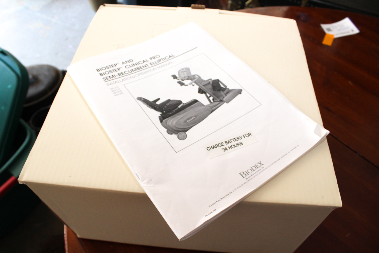 BioDex BioStep Semi-Recumbent Elliptical