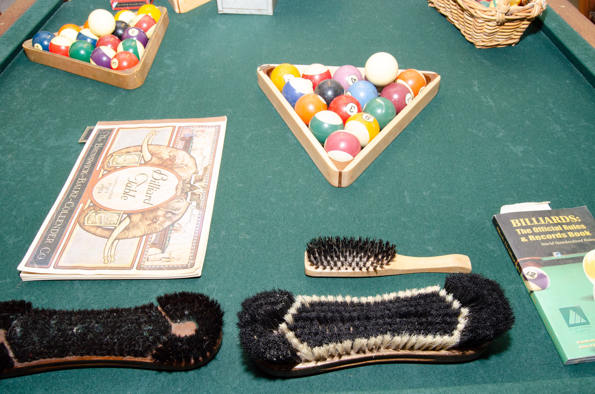 Brunswick "The Aviator" Quarter Sawn Oak Billiard Table