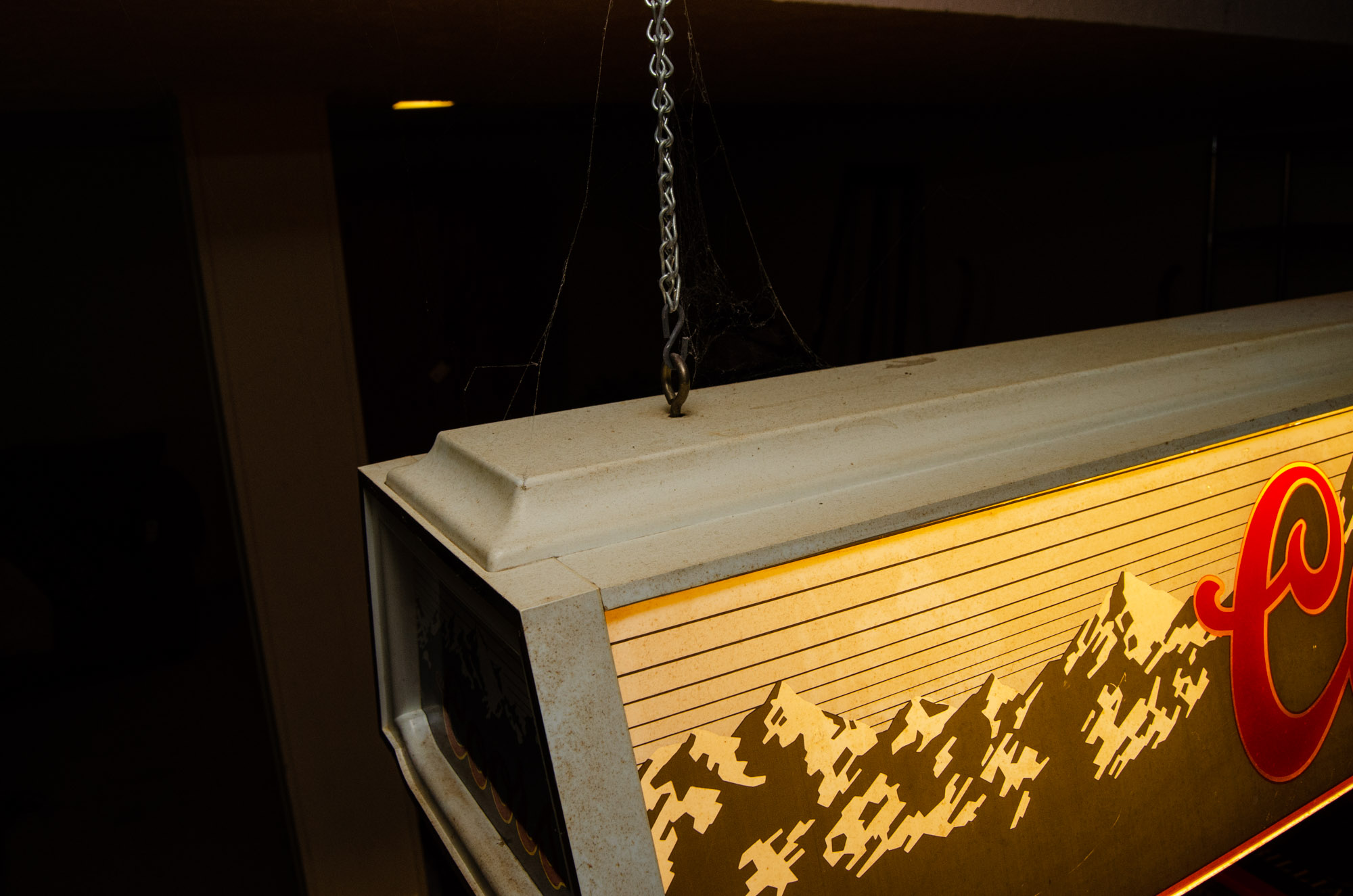 Vintage Coors Light Pool Table Light Fixture