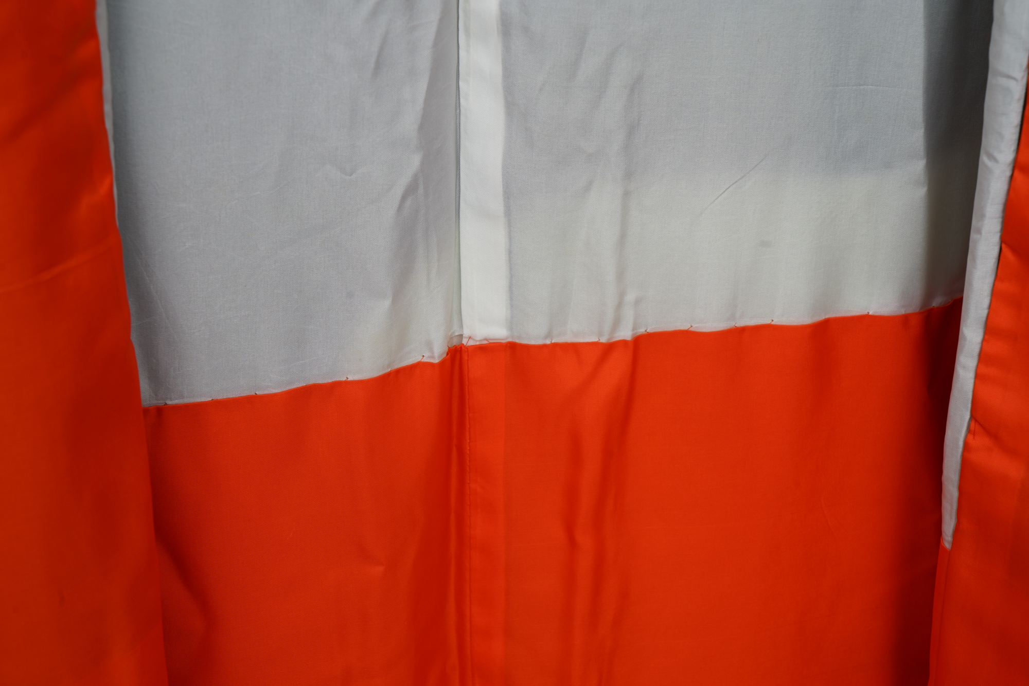 Circa 1950s Vintage Japanese Handwoven Silk Damask Kakashita Kimono