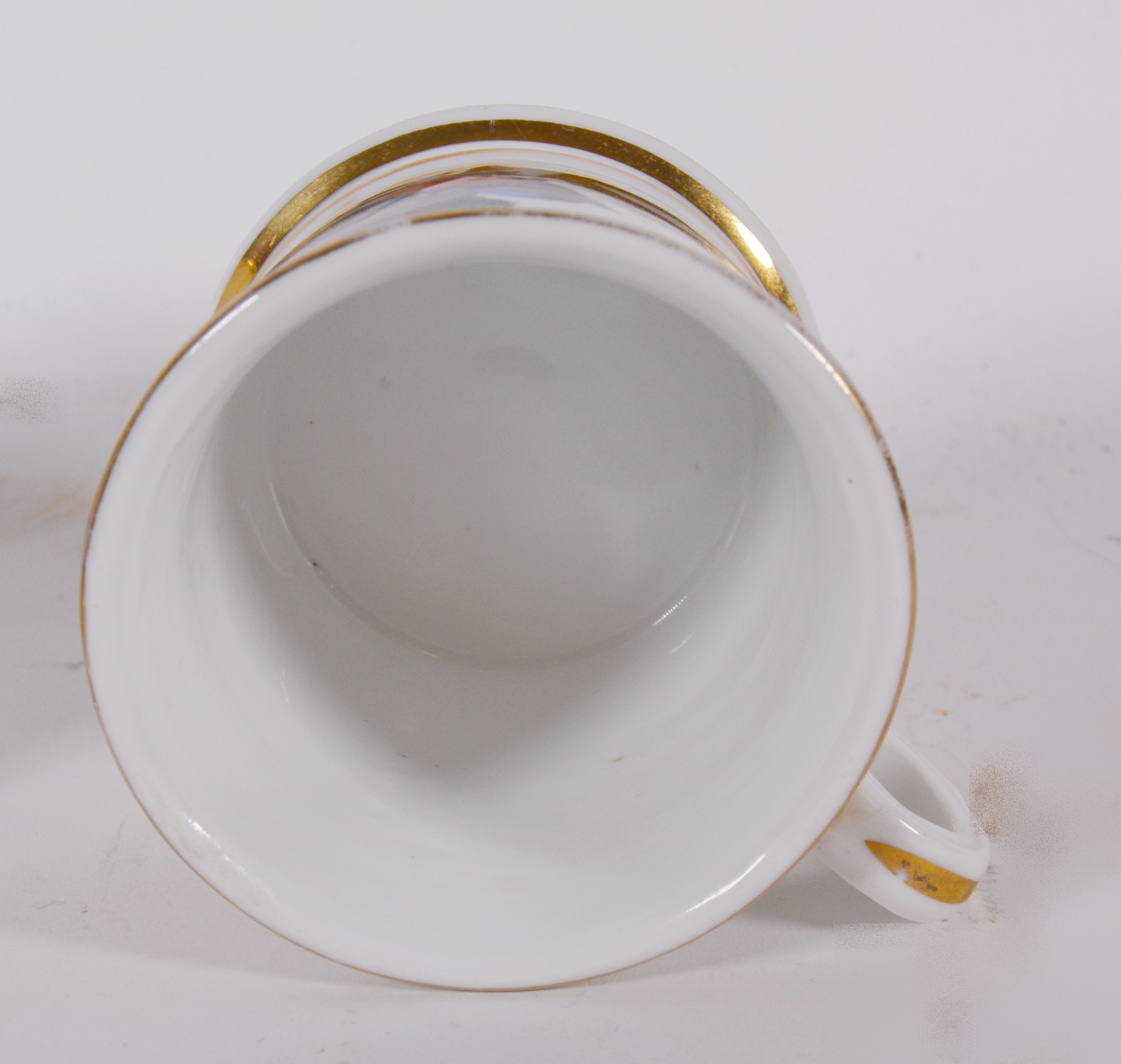 Antique Personalized Porcelain Shaving Mugs