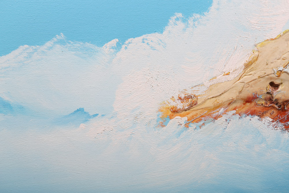 Earl Collins Seascape Oil Painting