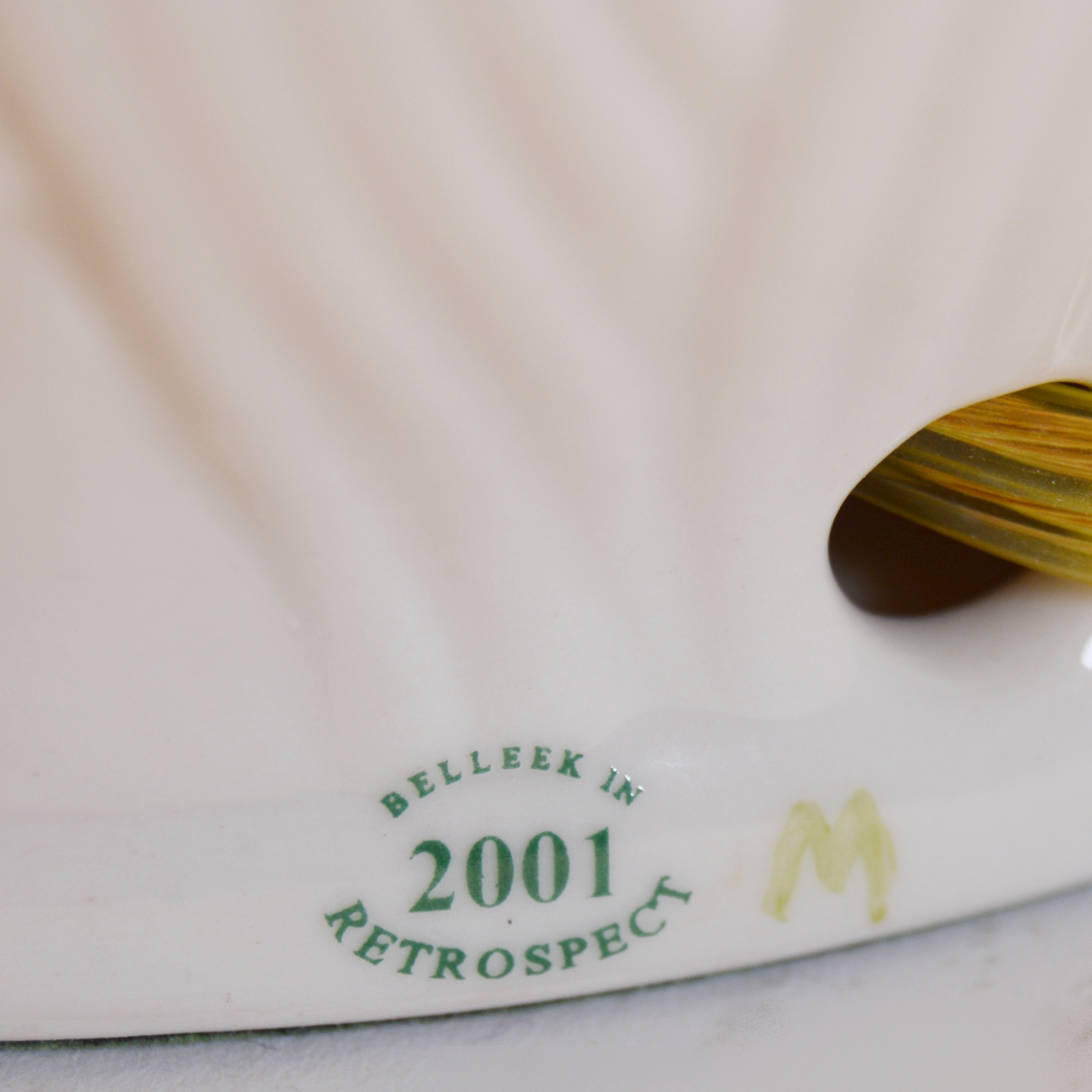 "Belleek in Retrospect, 2001" Porcelain Table Lamp