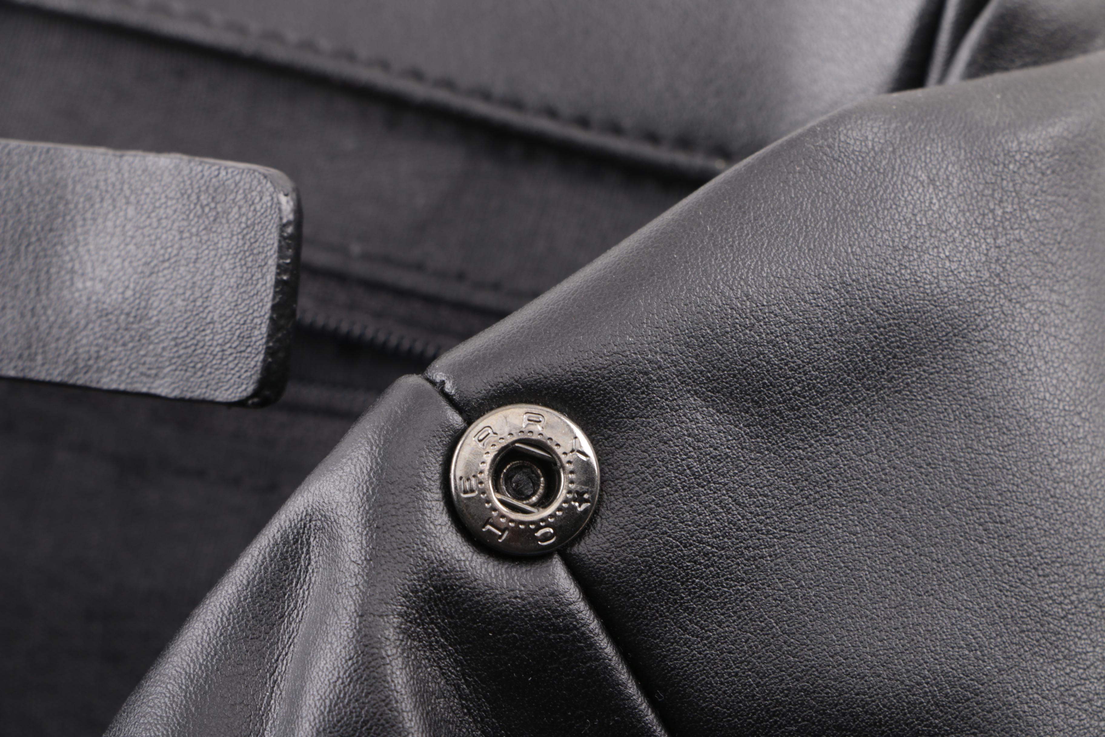 Francis Model Venezia Red Leather Bucket Bag with Black Leather Backpack Purse