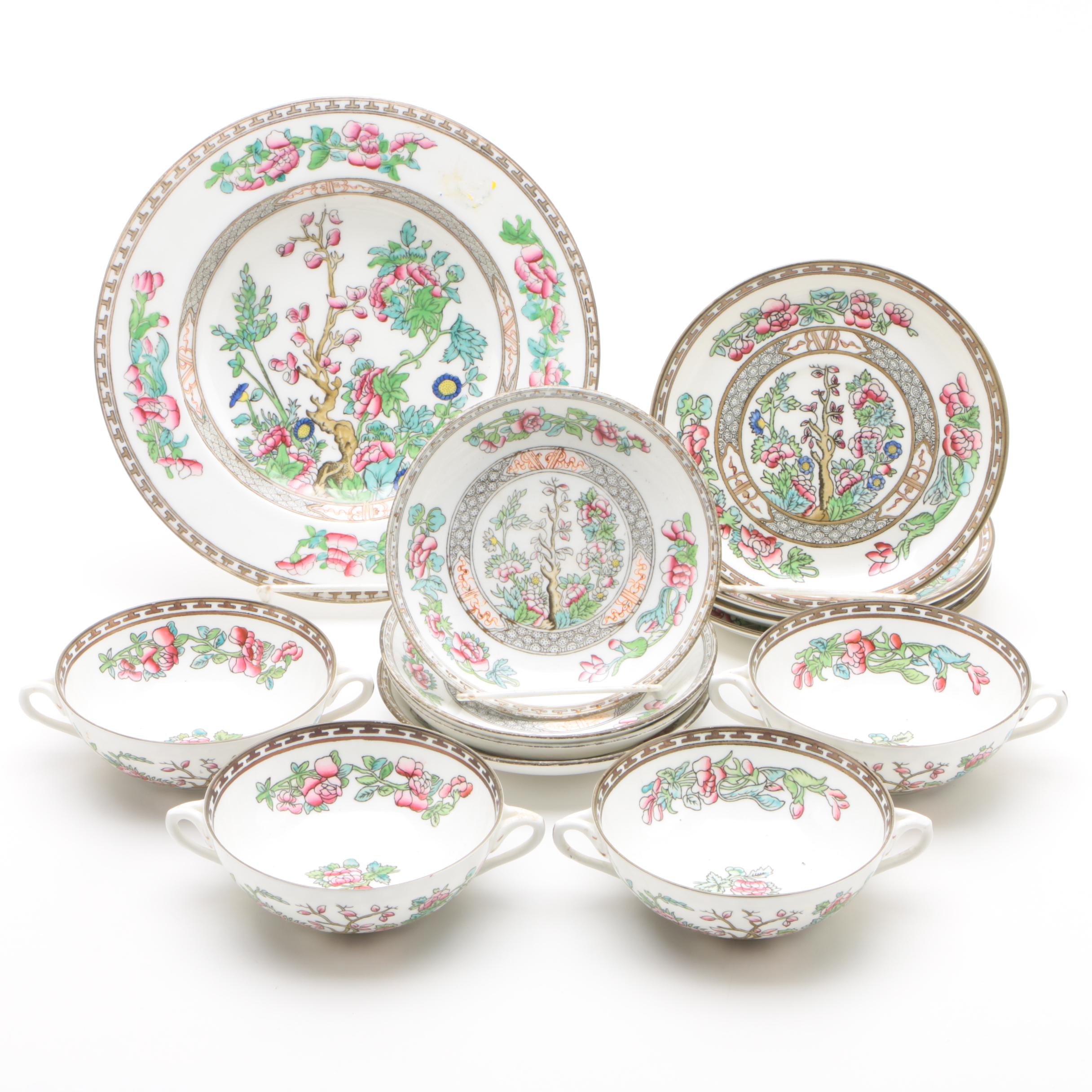 Vintage Coalport "Indian Tree" Porcelain Dinnerware