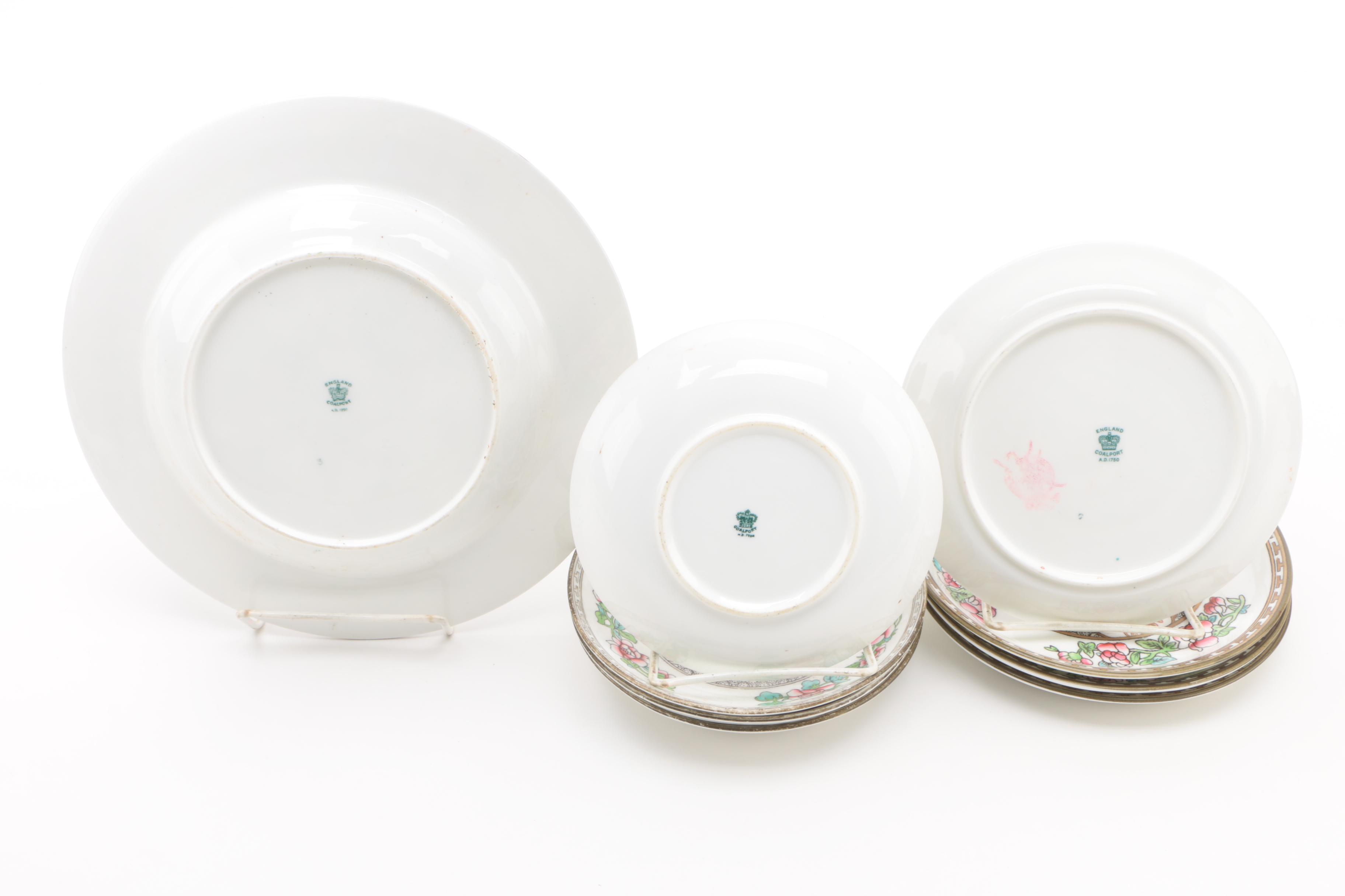 Vintage Coalport "Indian Tree" Porcelain Dinnerware