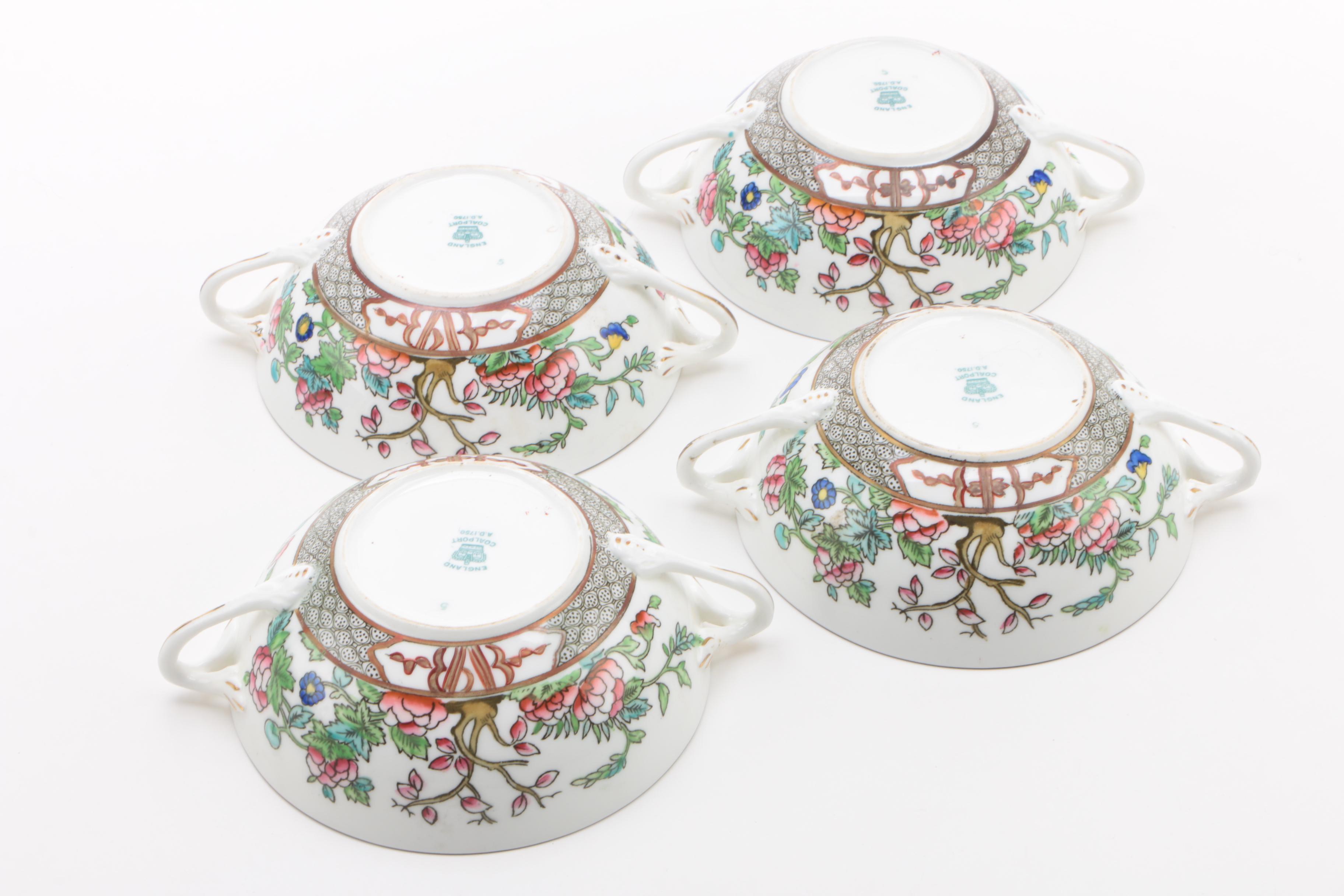 Vintage Coalport "Indian Tree" Porcelain Dinnerware