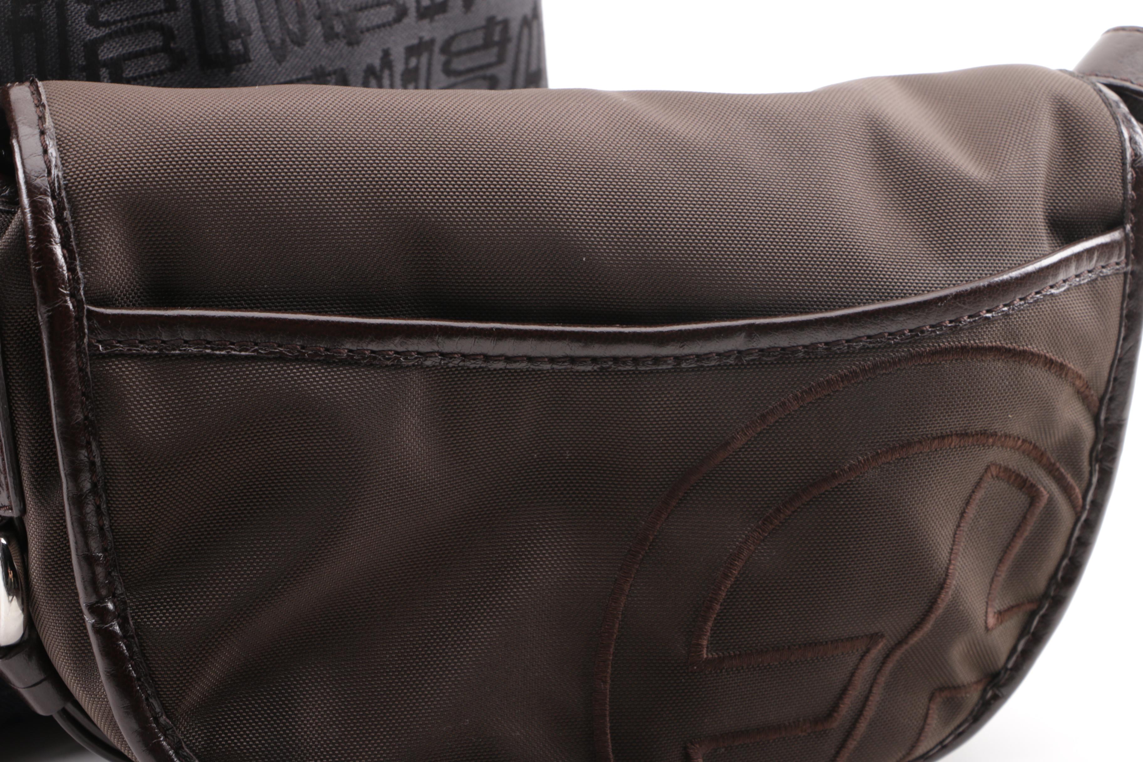 Harveys Black Woven Seatbelt Bag, Francesco Blasia and Tosca Blu Handbags