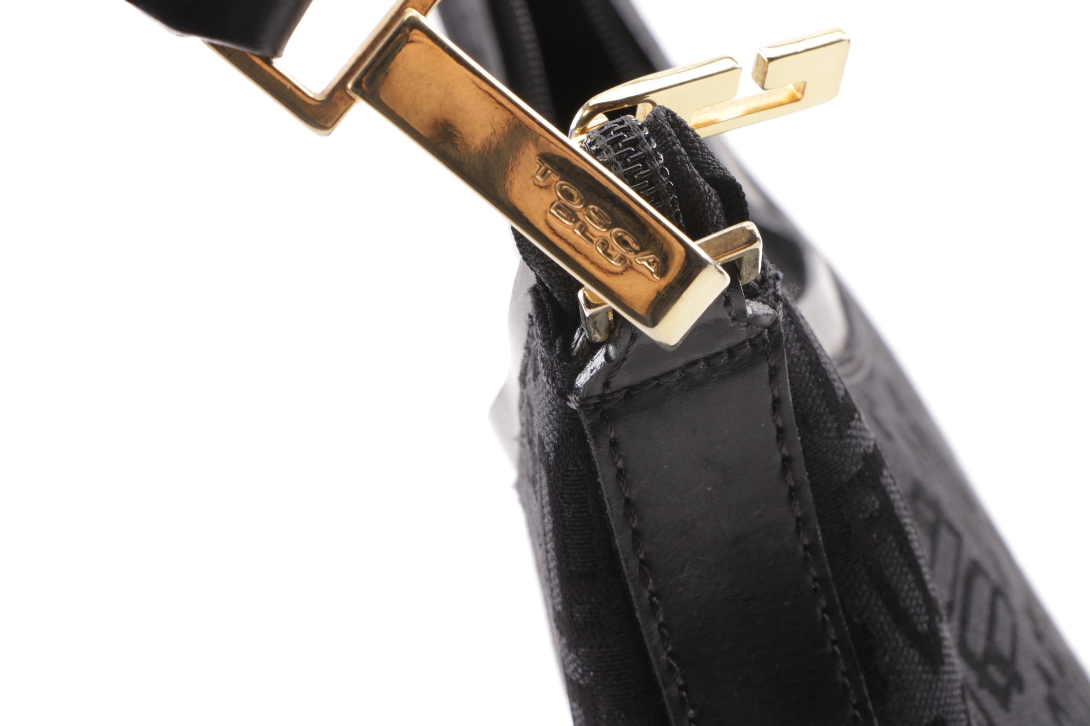 Harveys Black Woven Seatbelt Bag, Francesco Blasia and Tosca Blu Handbags