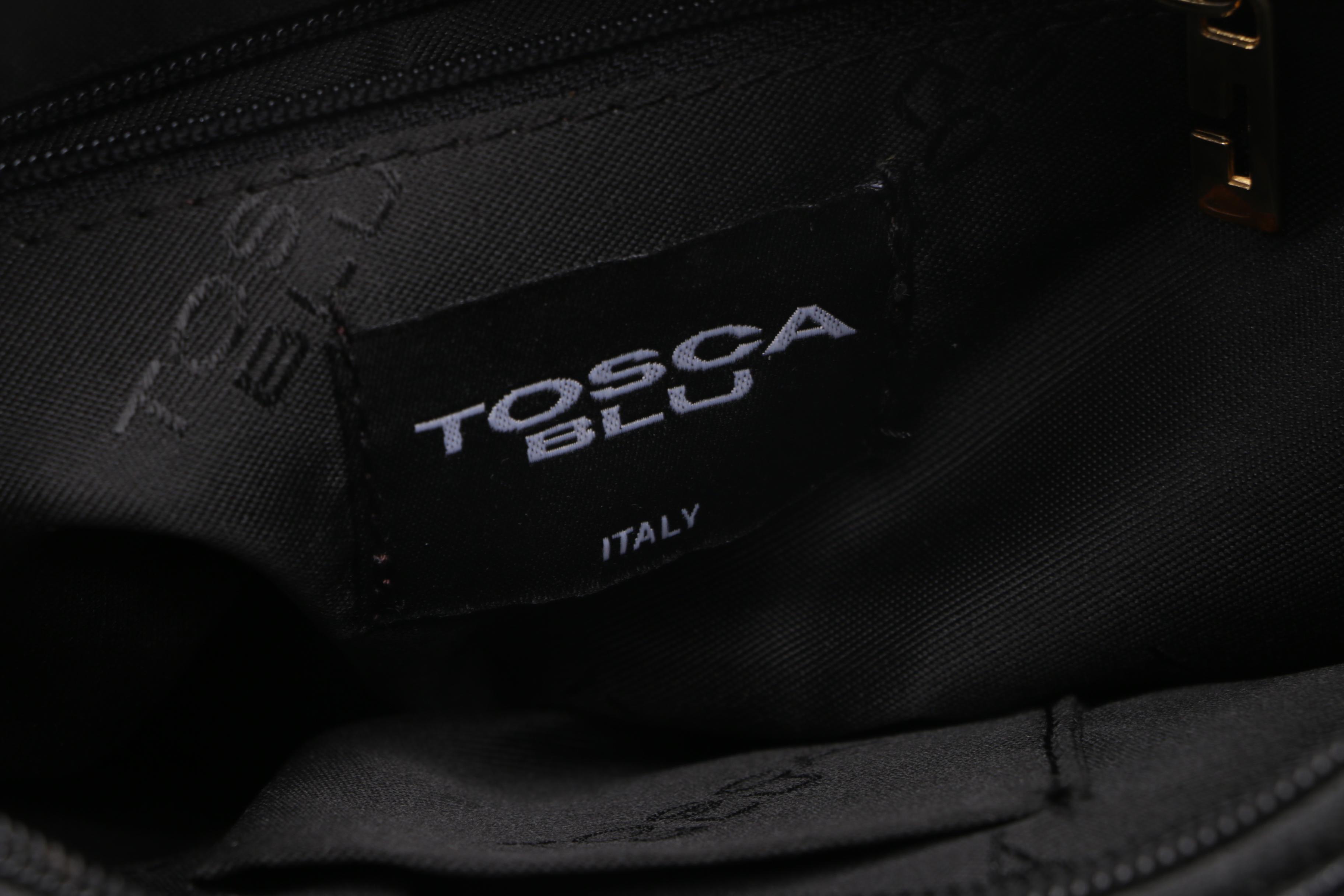 Harveys Black Woven Seatbelt Bag, Francesco Blasia and Tosca Blu Handbags