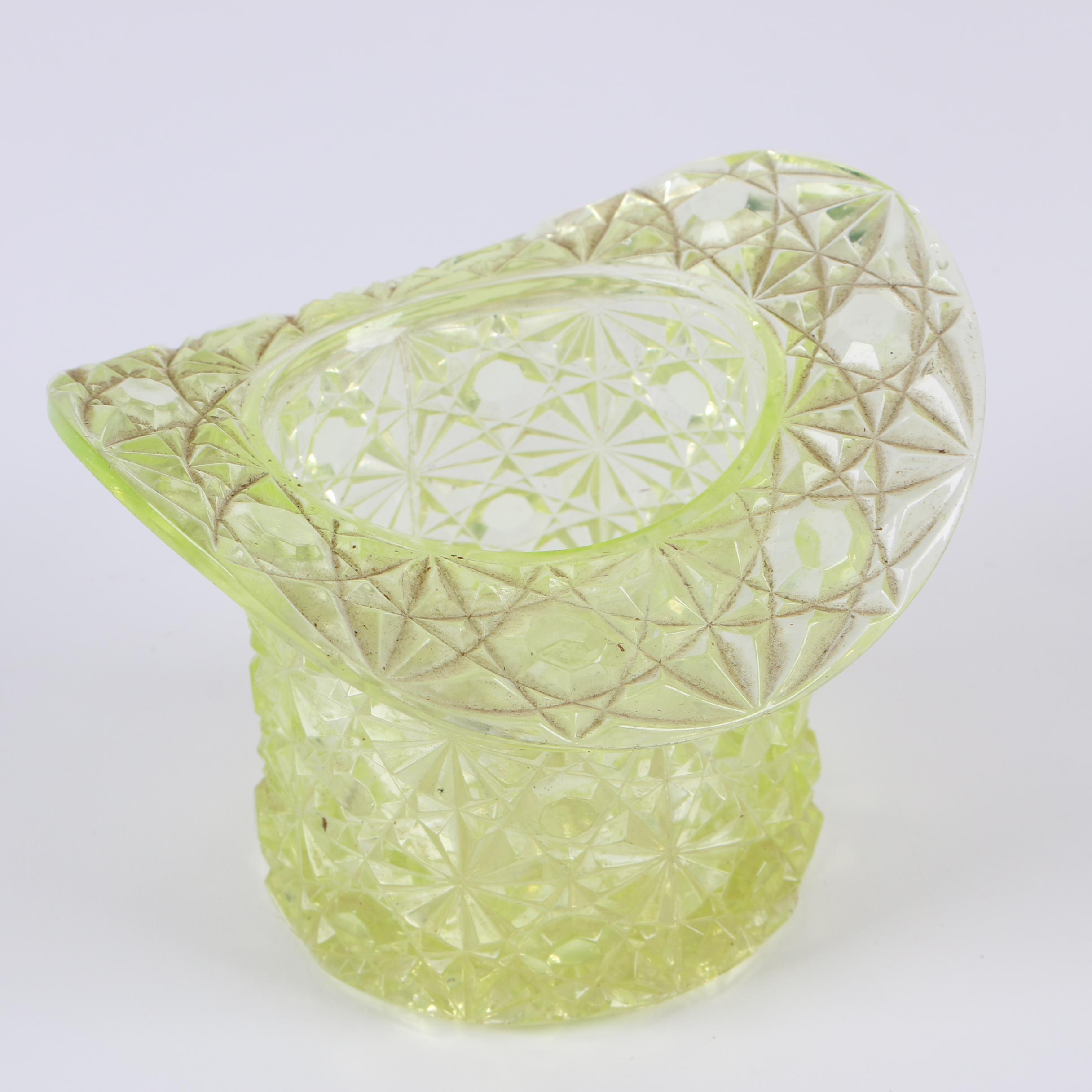 Fenton Hobnail and other Canary Vintage Glass