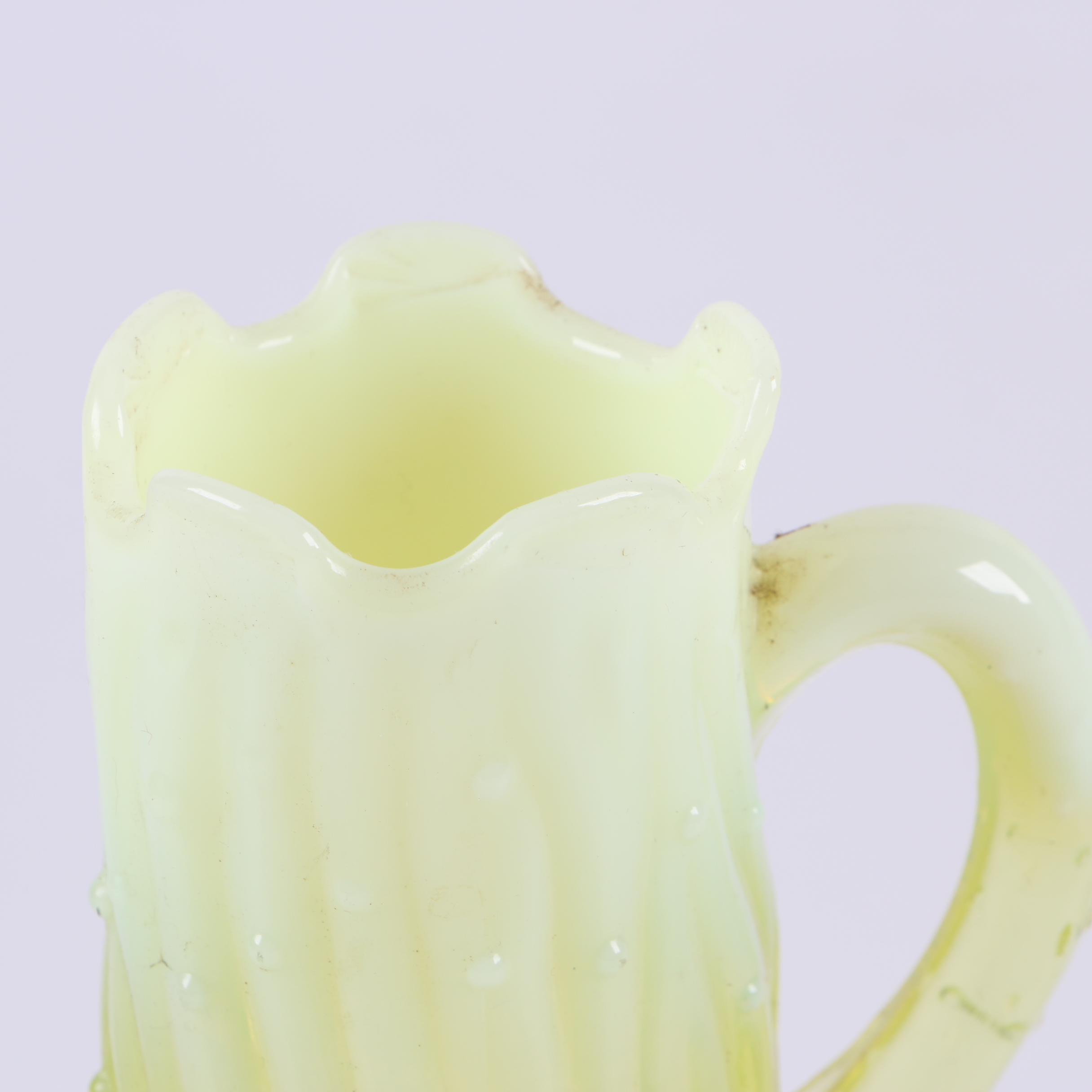 Fenton Hobnail and other Canary Vintage Glass