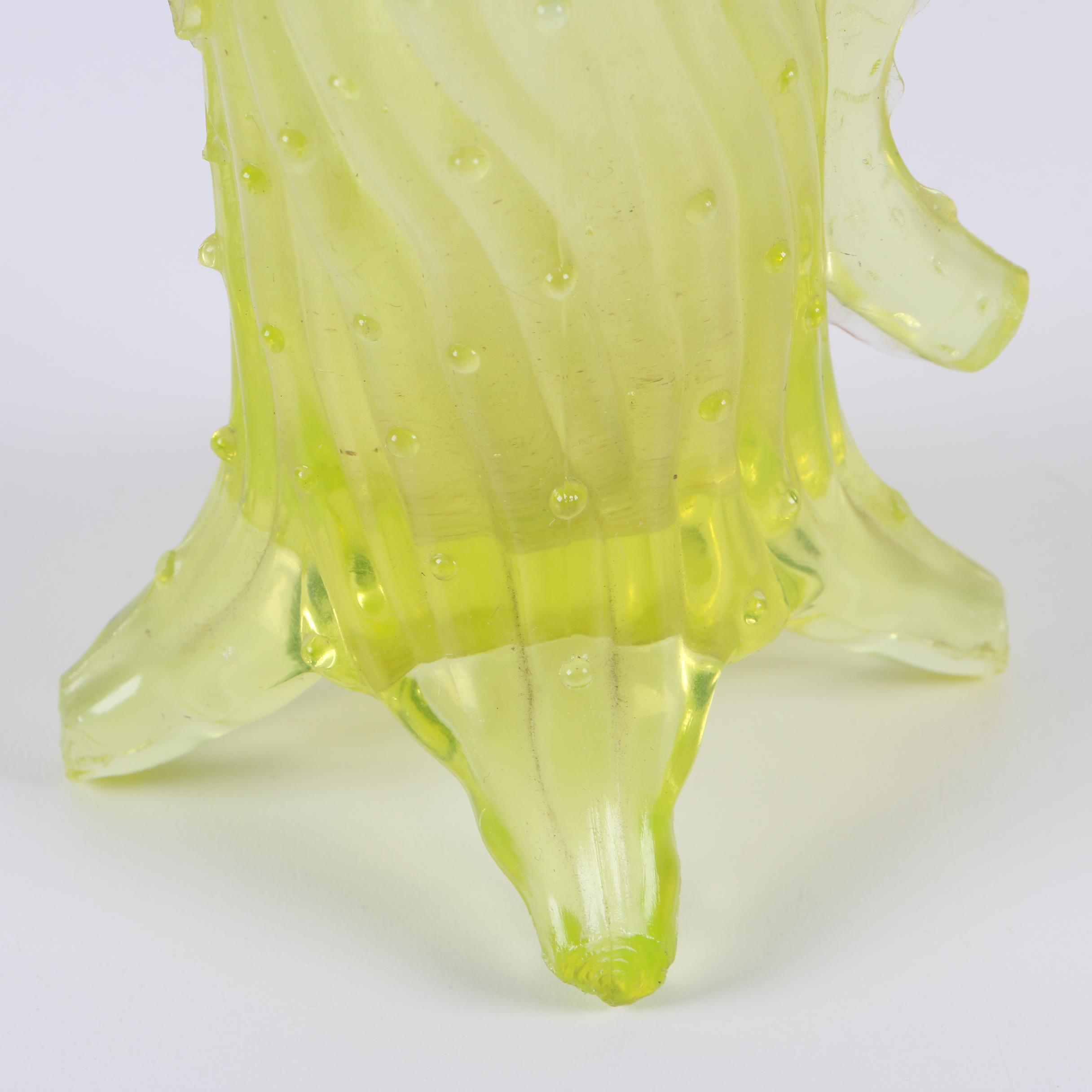 Fenton Hobnail and other Canary Vintage Glass