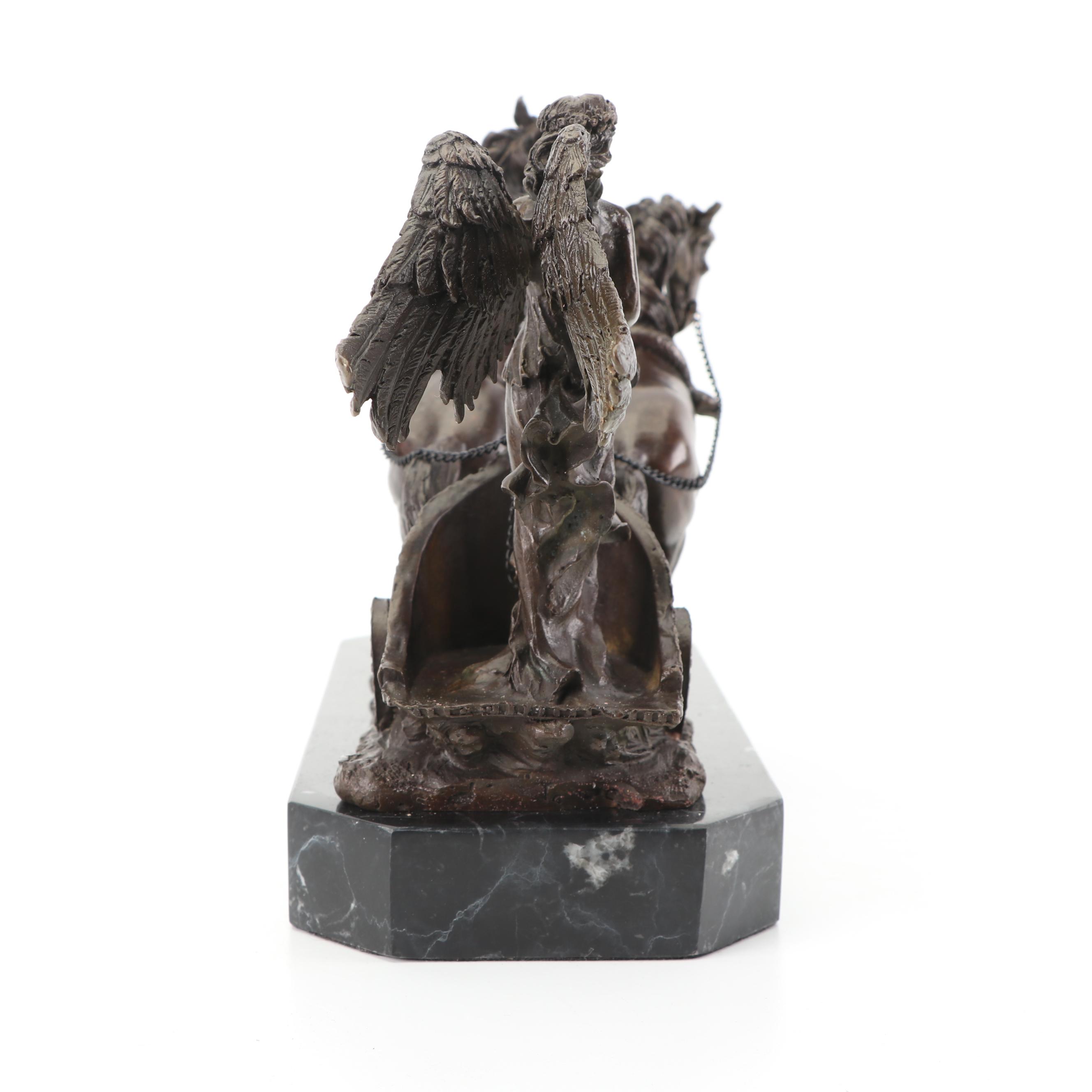 Reproduction Bronze Sculpture of the Goddess Nike