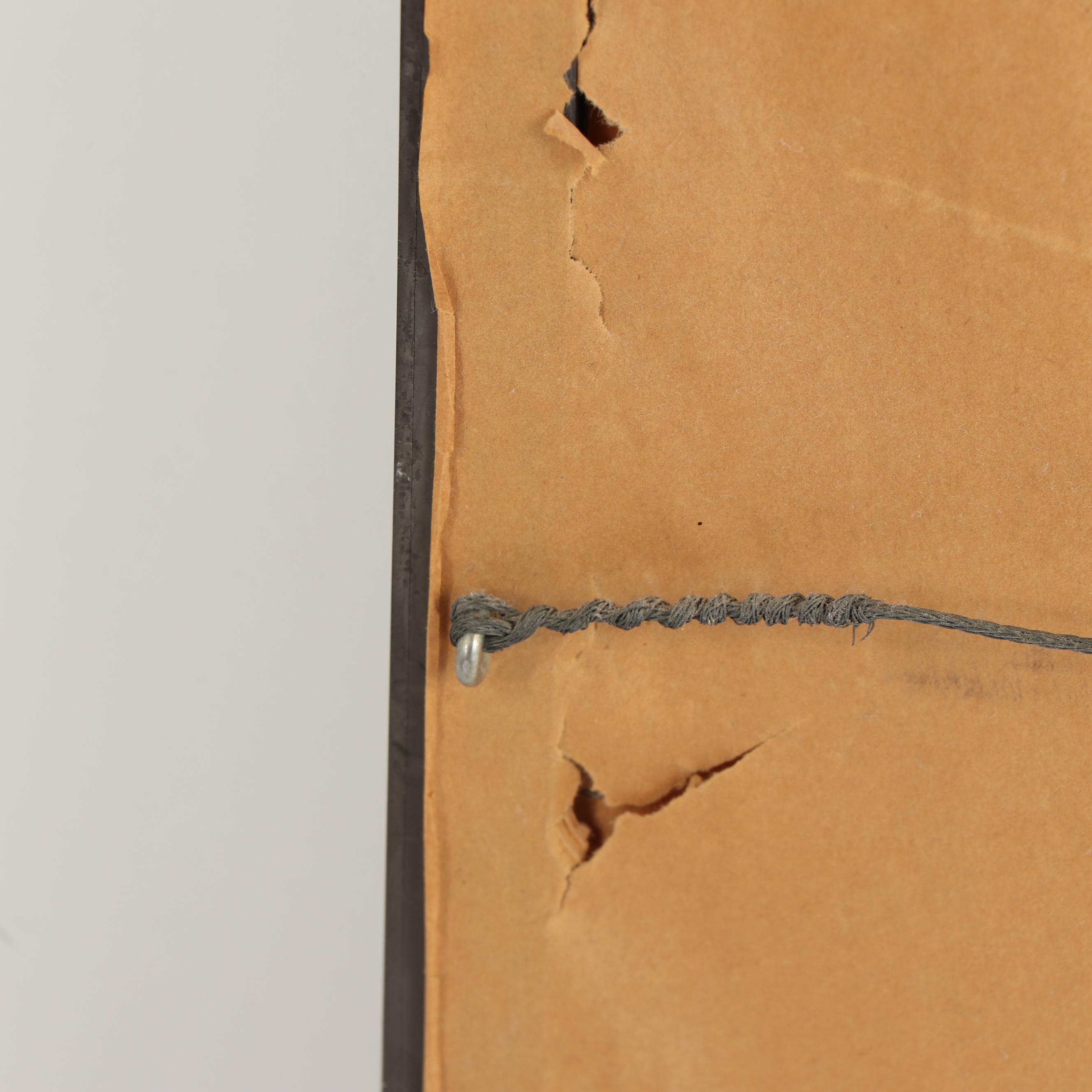 Serigraph Silhouette Portrait "Gemini"