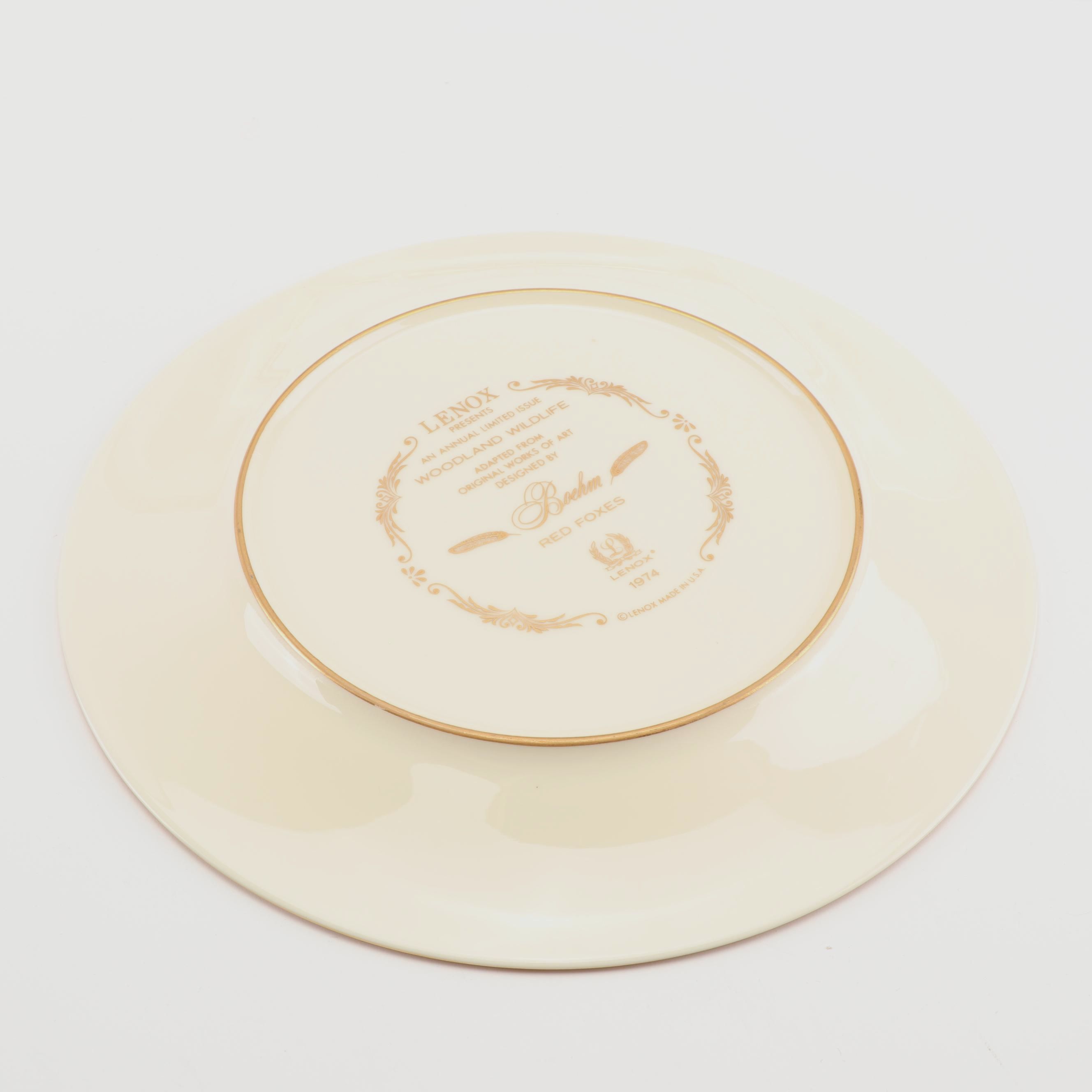 1974-1977 Lenox "Woodland Wildlife" Boehm Collector Plates