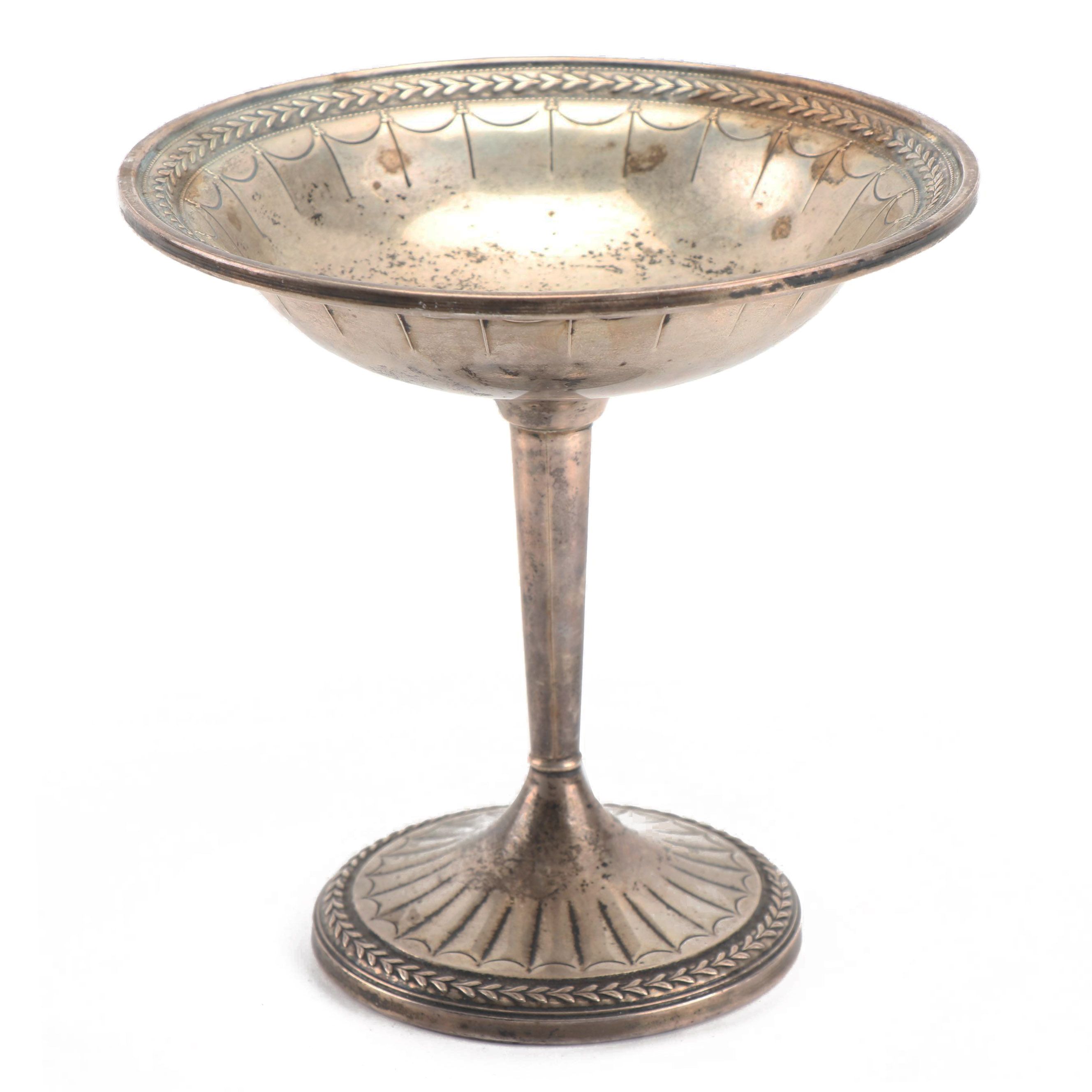 Vintage La Pierre Mfg. Co. Weighted Sterling Silver Compote
