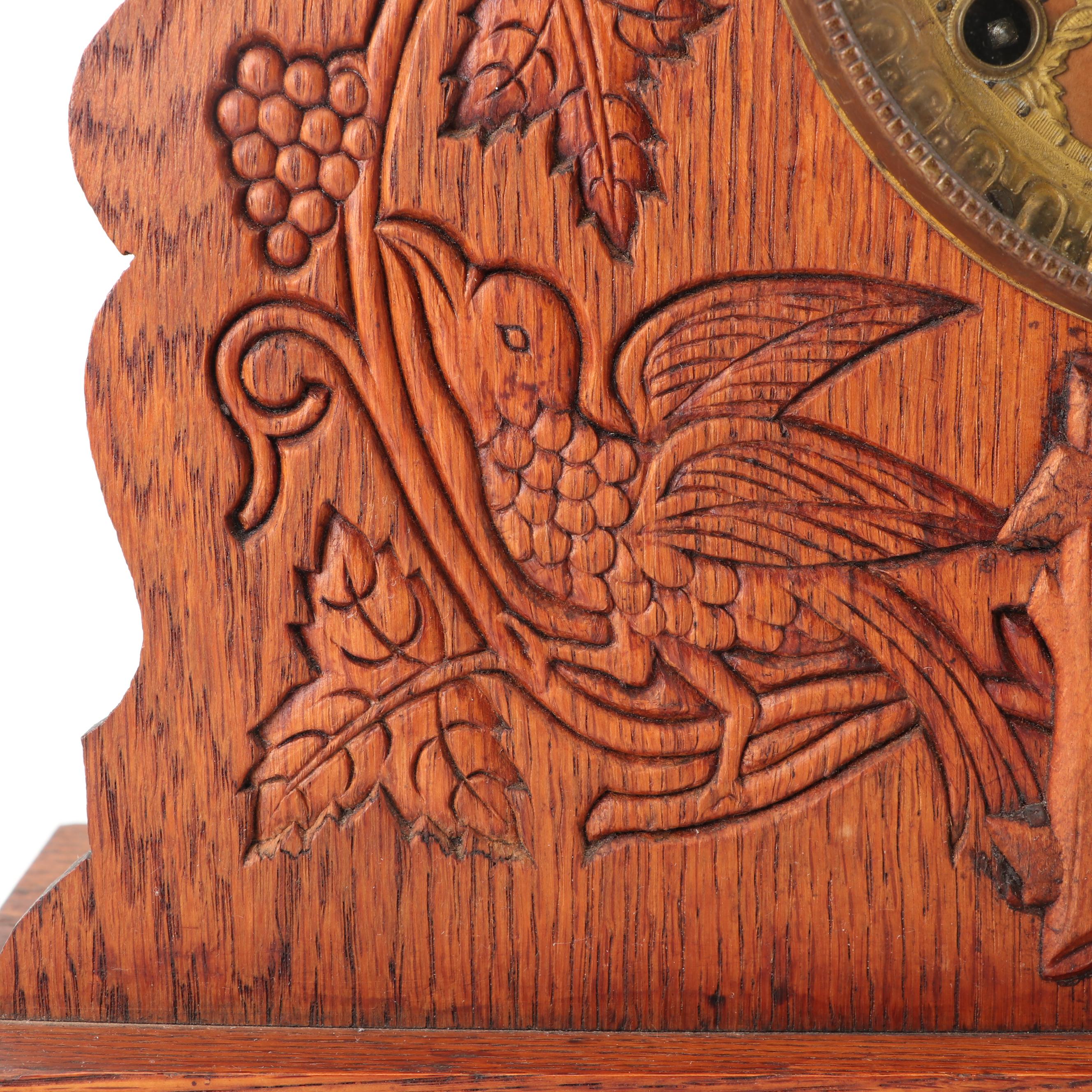 Antique Gilbert Clock Co. "Champion M" Gingerbread Mantel Clock